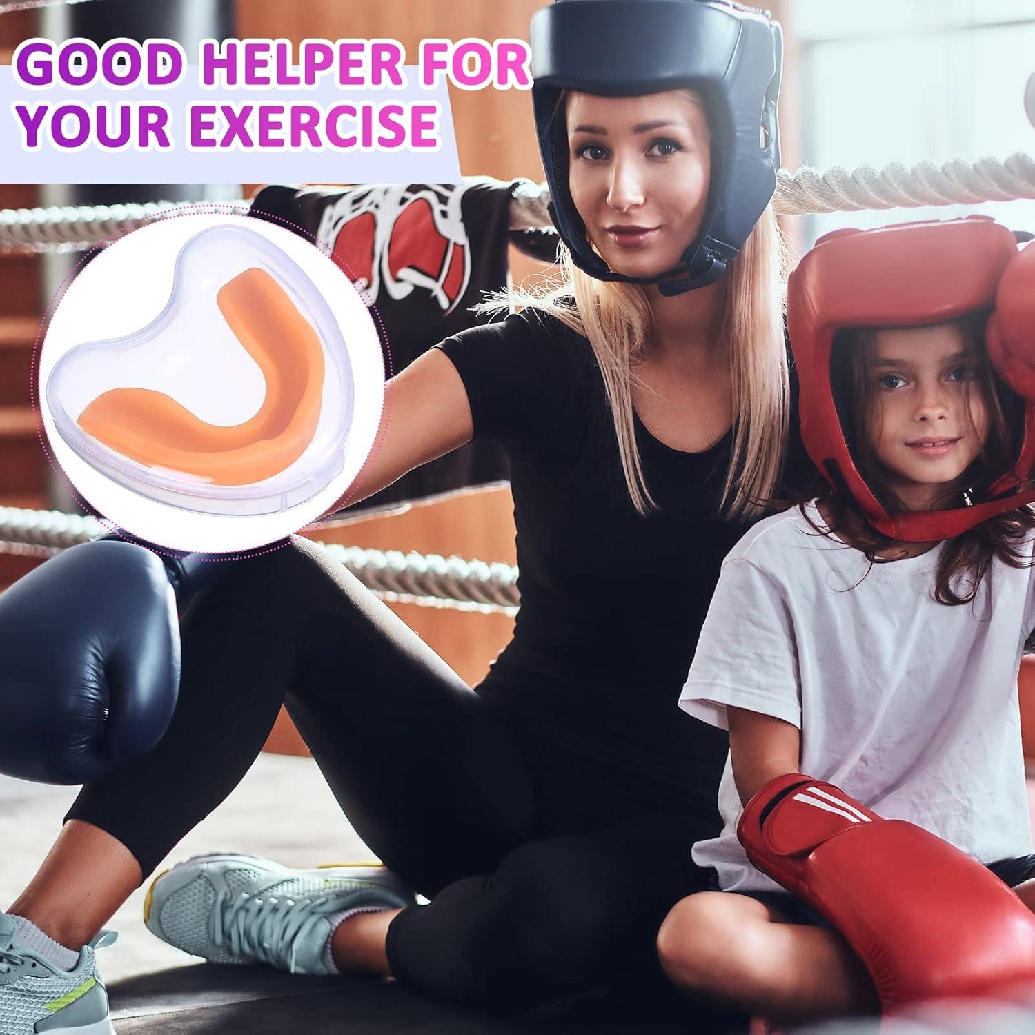 17 Protectores Bucales Infantiles Boao con Estuche - Fútbol, Boxeo, Karate