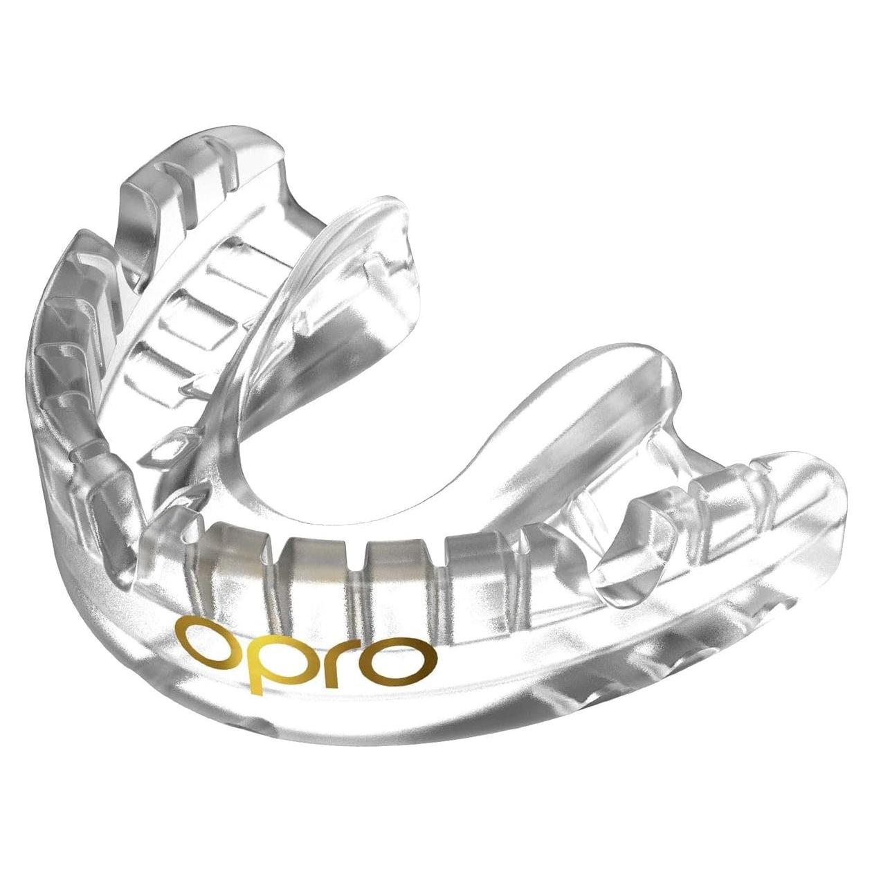Protector Bucal Deportivo OPRO Nivel Plata Adulto Transparente