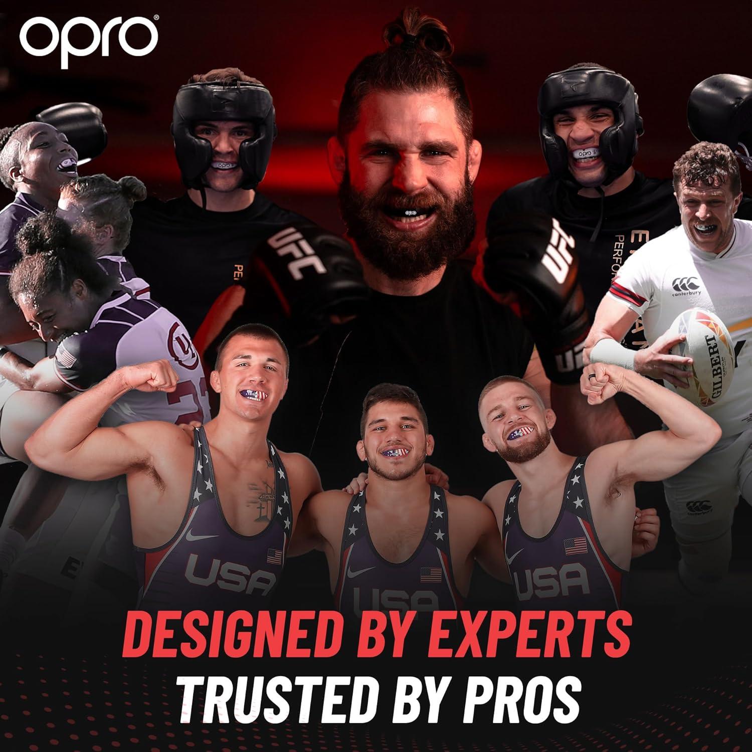 Protector Bucal Deportivo OPRO Nivel Plata Adulto Transparente