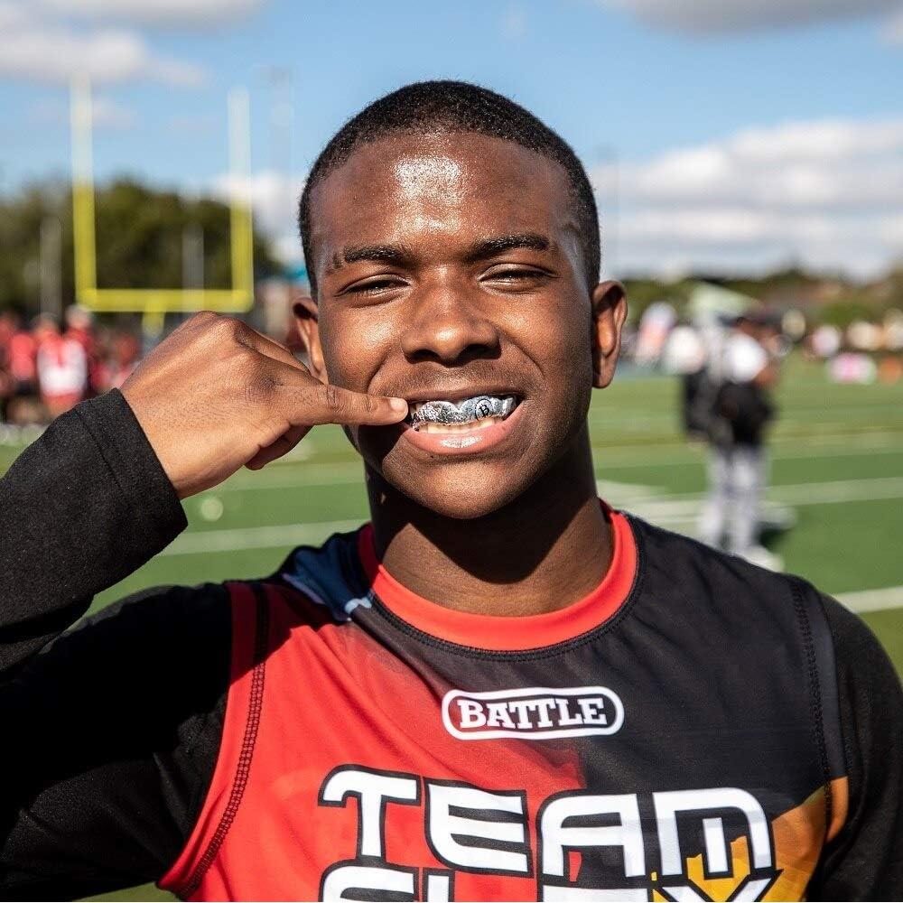 Protector Bucal Grillz Ultra Delgado Battle Sports - Oro Cromado