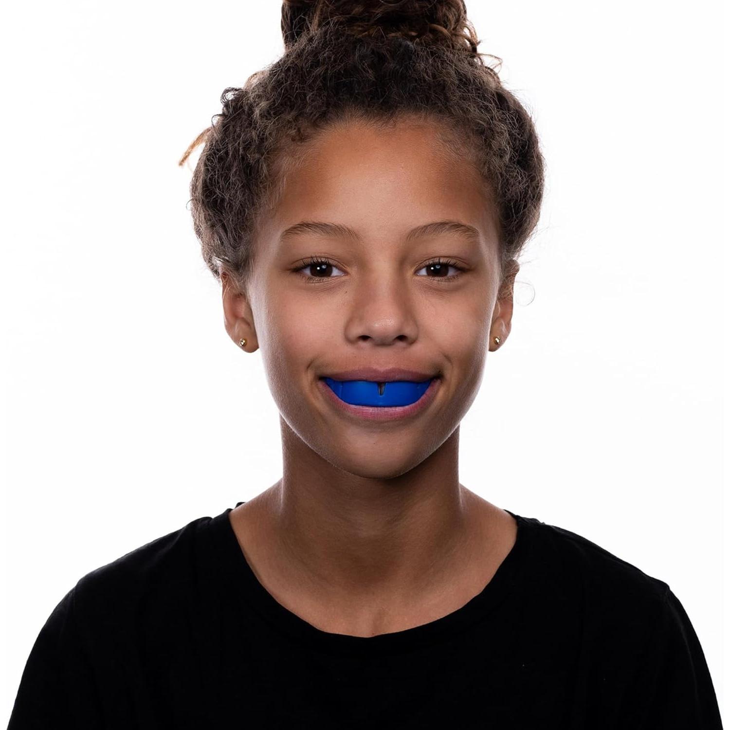 Protector Bucal OPRO Snap-Fit para Brackets Adulto Azul