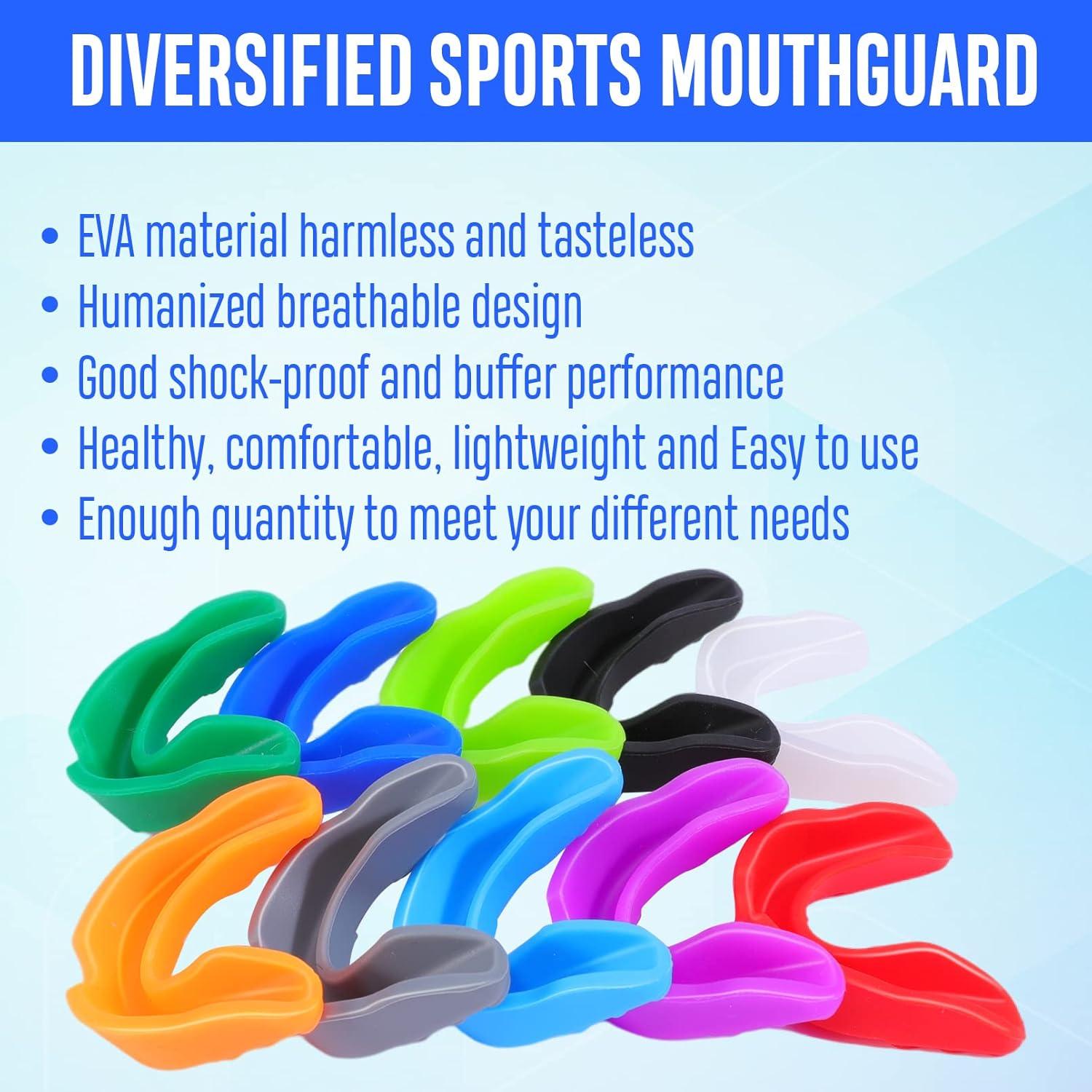 10 Protectores Bucales Deportivos Ytaolis para Niños Multicolor