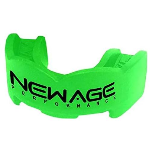 Protector Bucal Deportivo New Age 5DS Verde Lima para Fútbol y Rugby