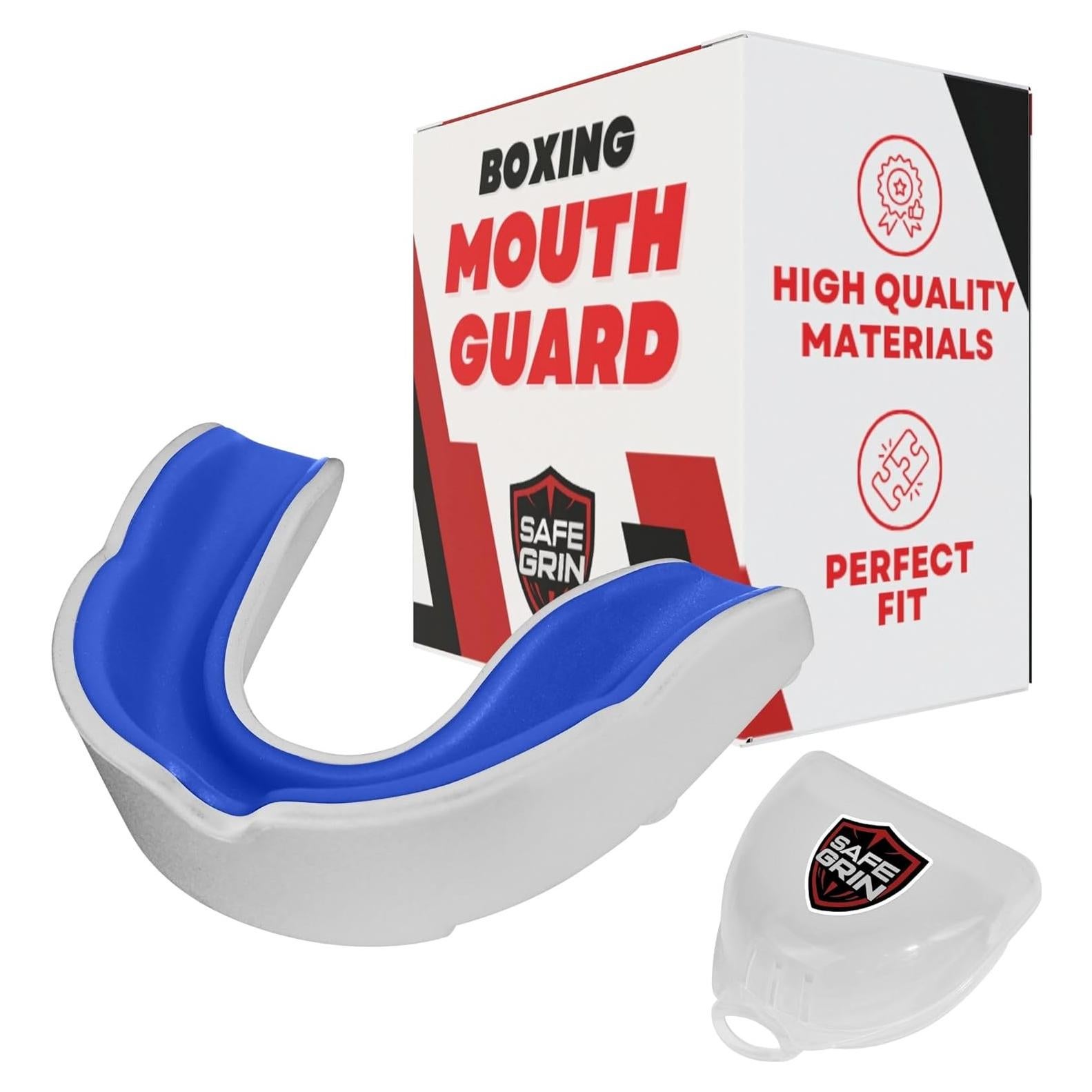 Protector Bucal Safe Grin para Boxeo y MMA - Adulto Blanco