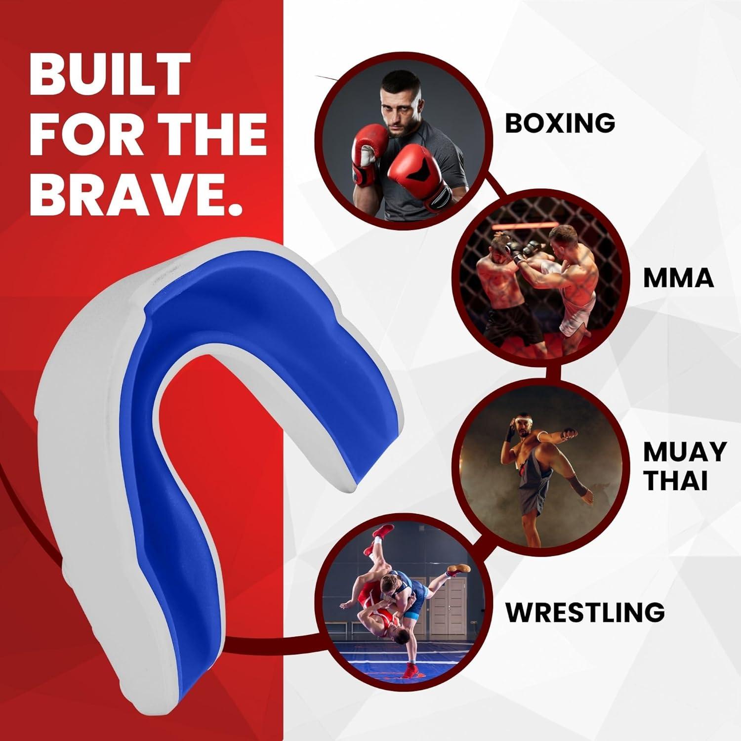 Protector Bucal Safe Grin para Boxeo y MMA - Adulto Blanco