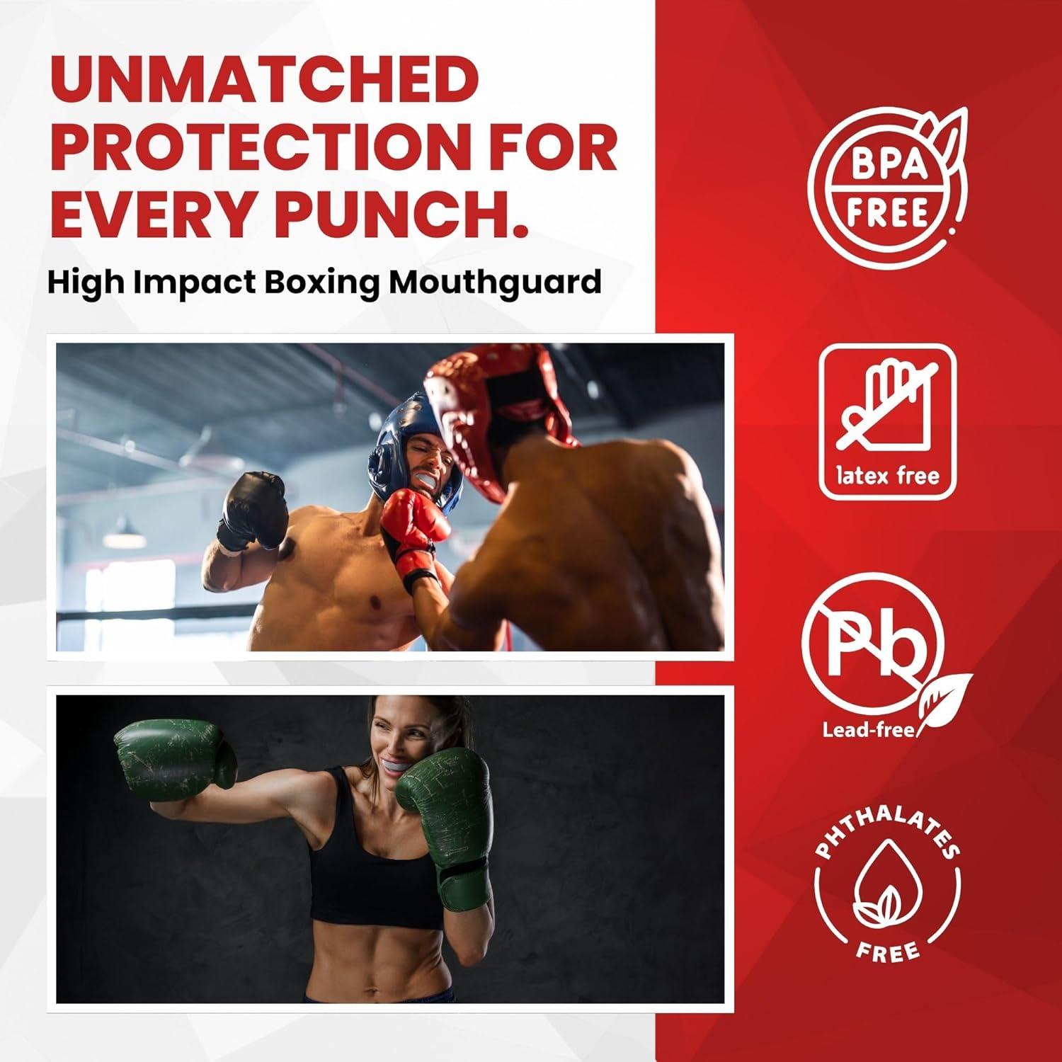 Protector Bucal Safe Grin para Boxeo y MMA - Adulto Blanco