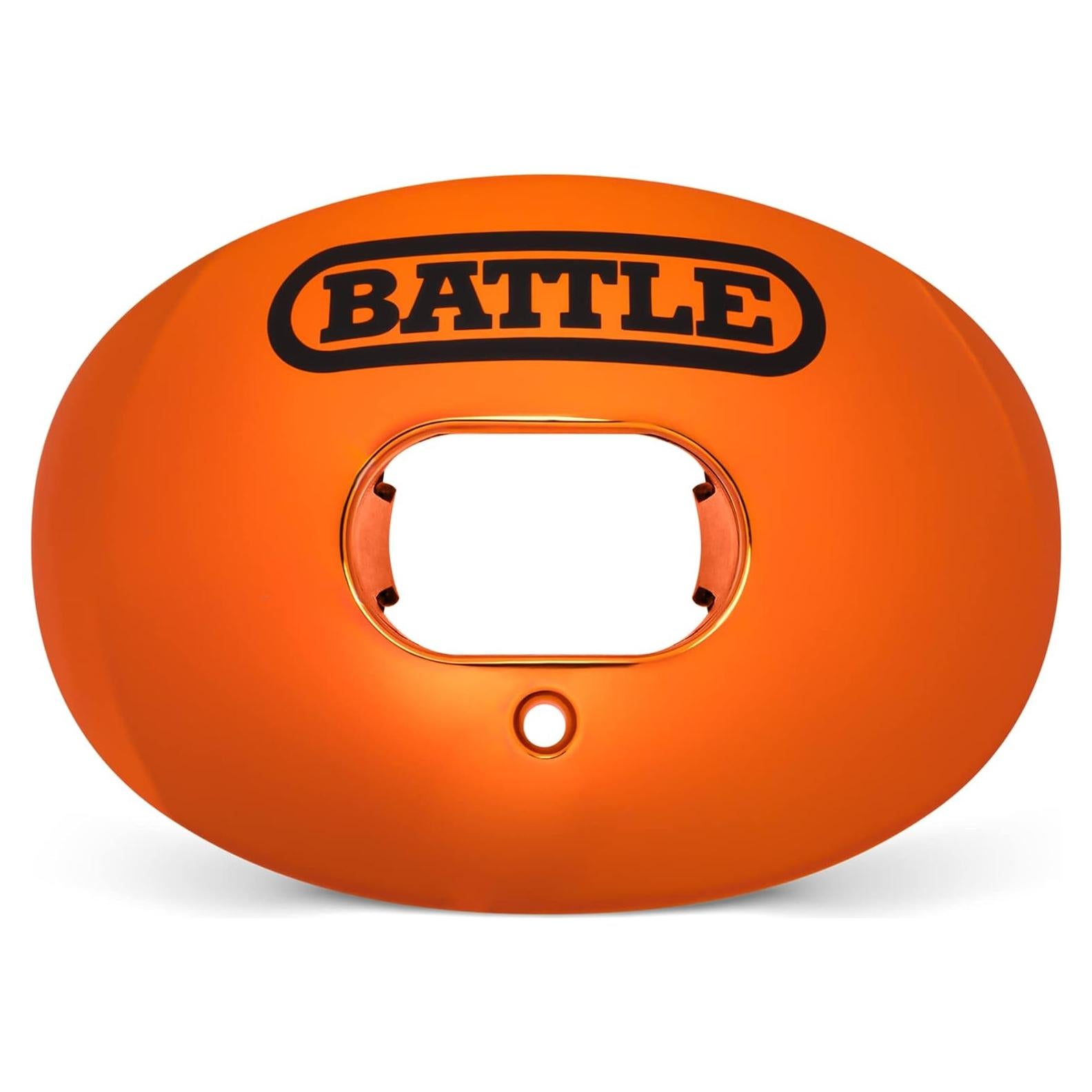 Protector Bucal de Fútbol Battle Sports Chrome Oxygen Naranja