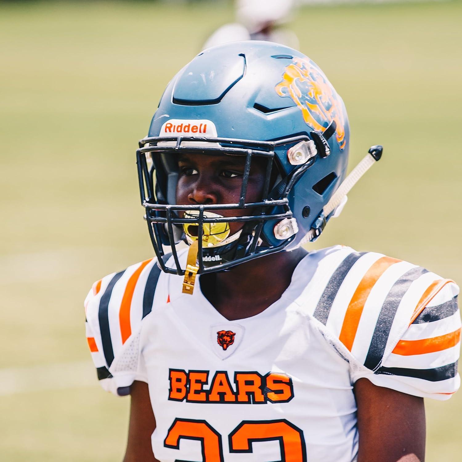 Protector Bucal de Fútbol Battle Sports Chrome Oxygen Naranja