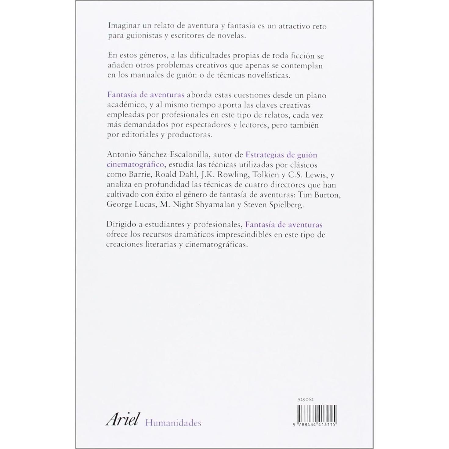Fantasía de aventuras: Claves creativas en novela y cine
