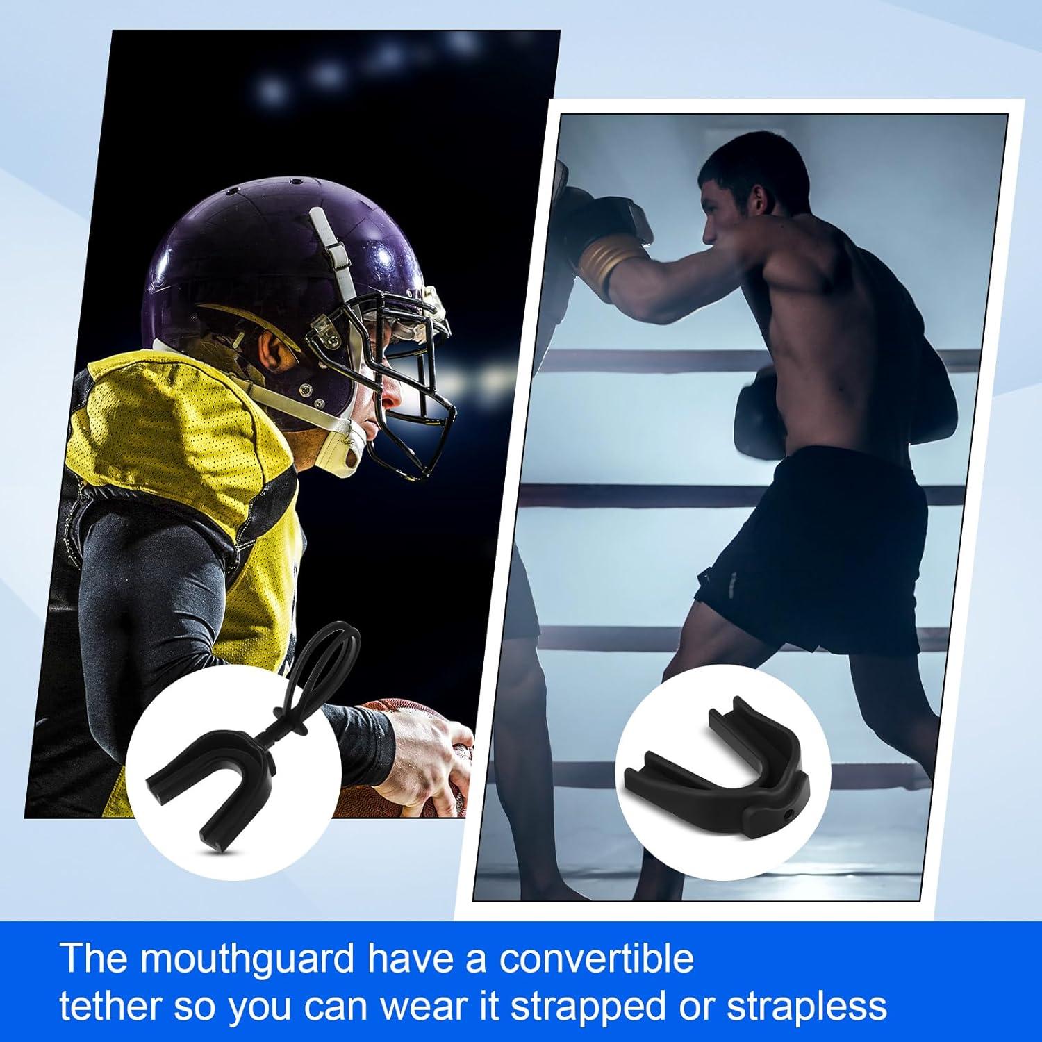 Dunzy 20 Protectores Bucales con Correa para Deportes