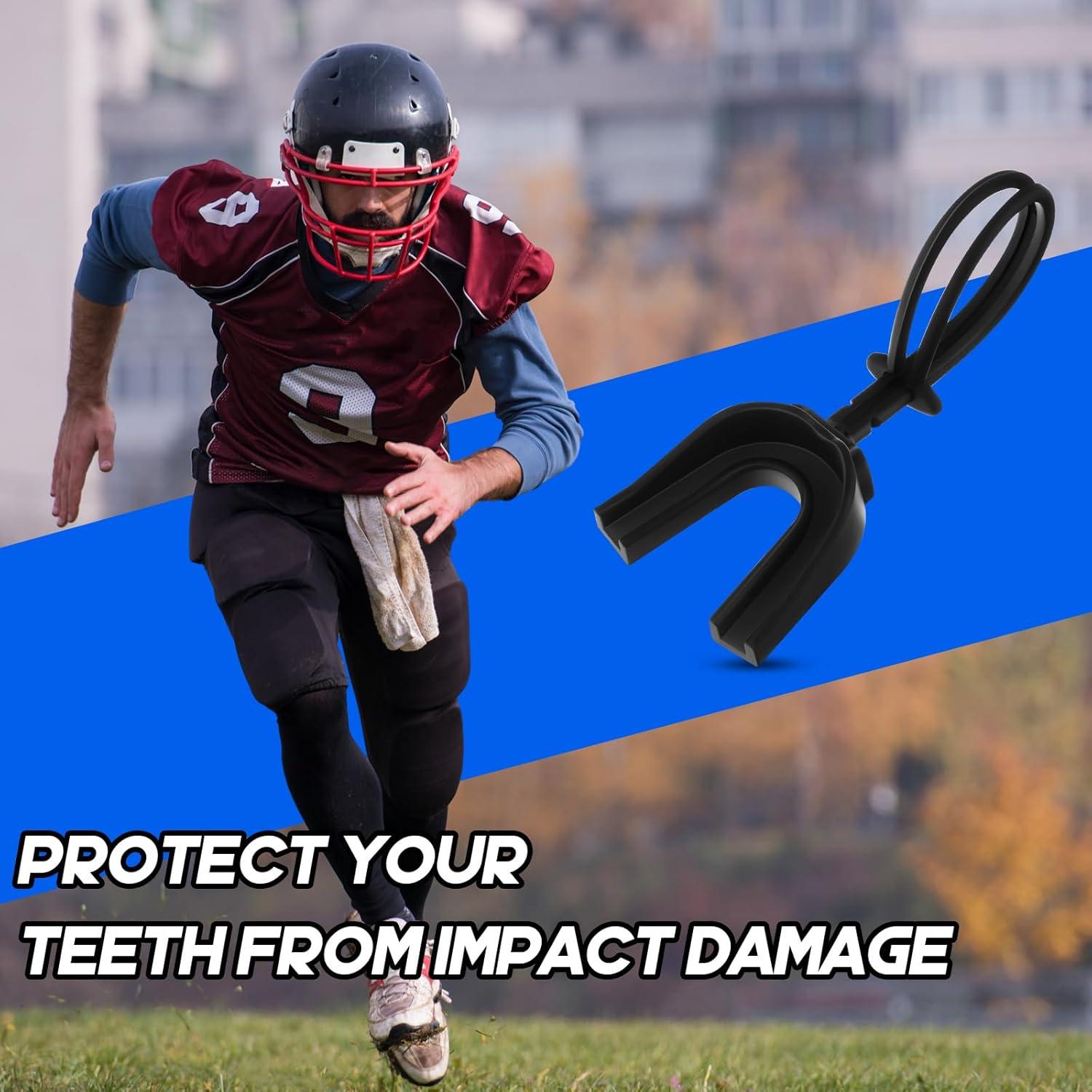 Dunzy 20 Protectores Bucales con Correa para Deportes