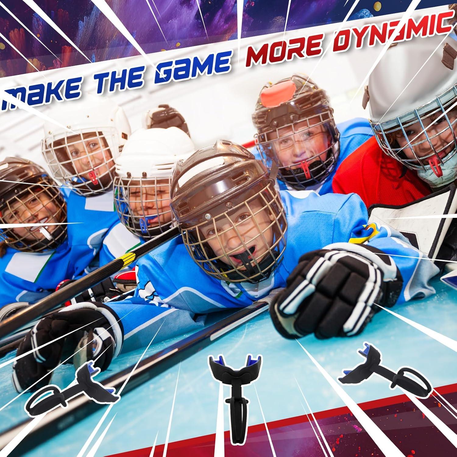 Protector Bucal Deportivo Seematn 10 Piezas Negro Azul