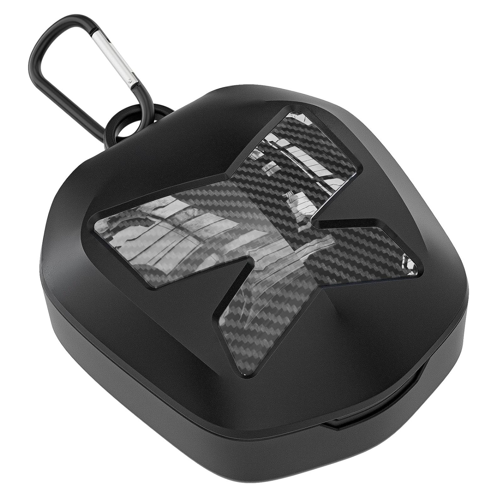 Funda para Protectores Bucales ARGOMAX Negra Fibra de Carbono