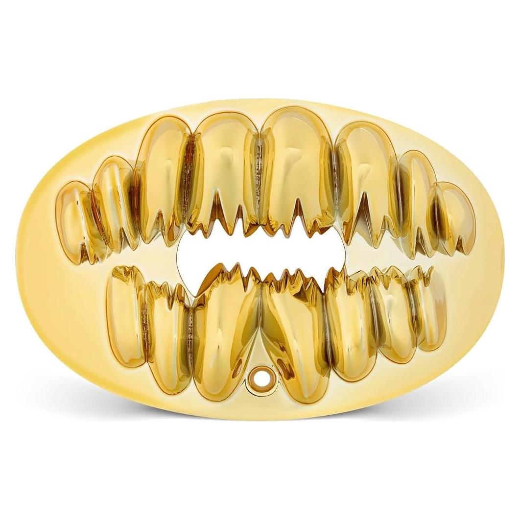 Protector Bucal de Fútbol Battle Sports 3D Jaws Oxígeno - Oro