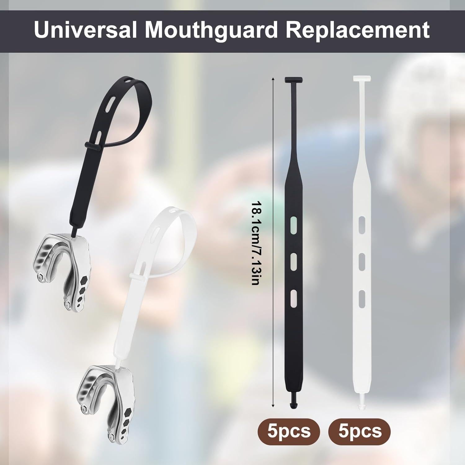 Correa de Protector Bucal BOXOB 10 Piezas Universal 18.1cm