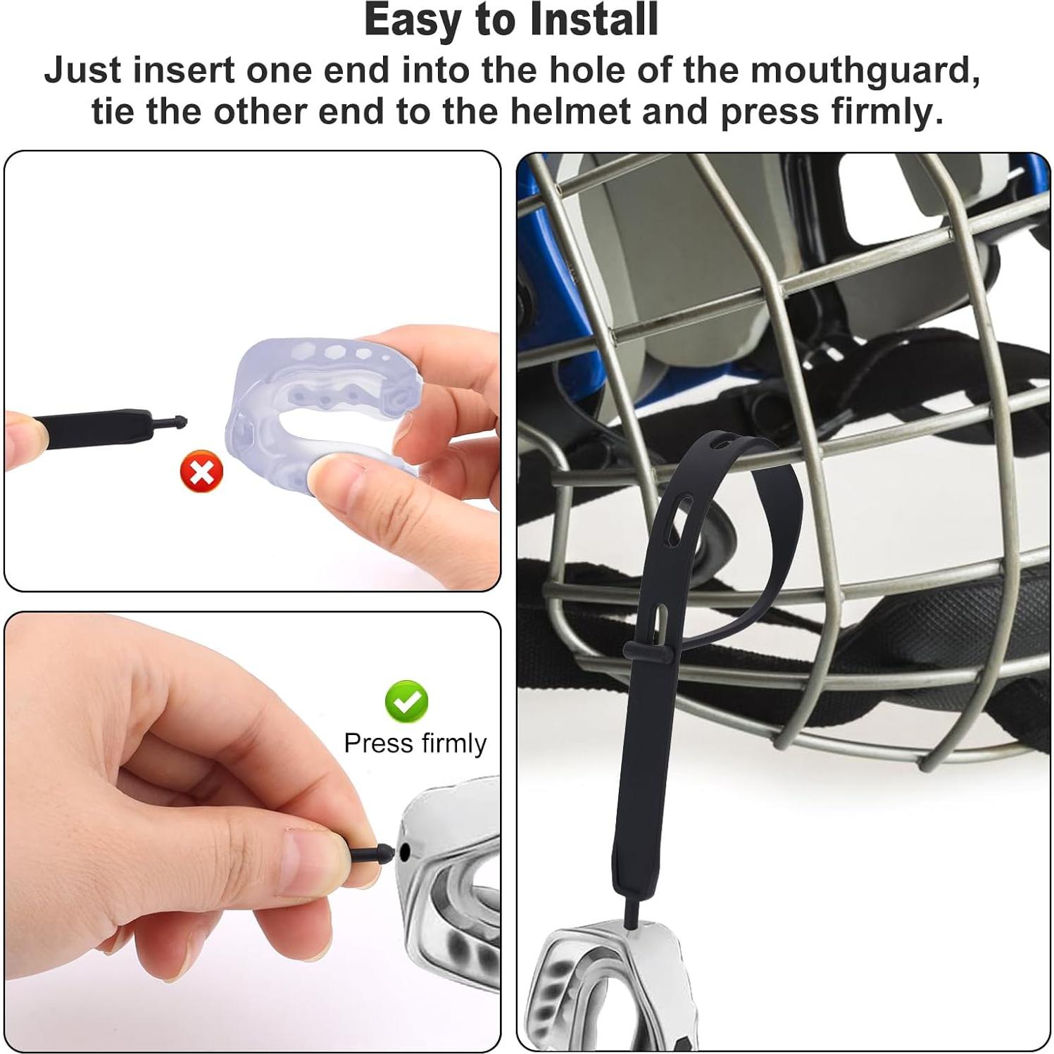 Correa de Protector Bucal BOXOB 10 Piezas Universal 18.1cm