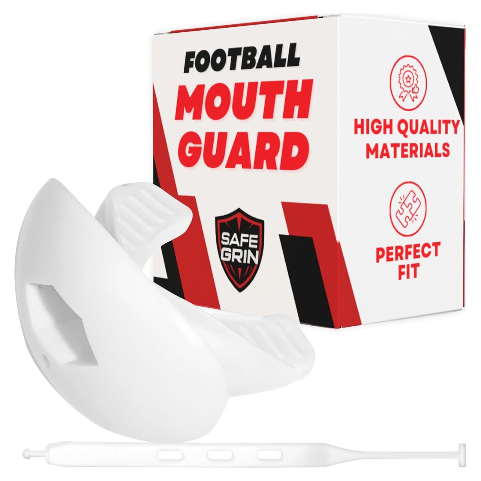 Protector Bucal de Fútbol Safe Grin para Brackets - Ajuste Cómodo