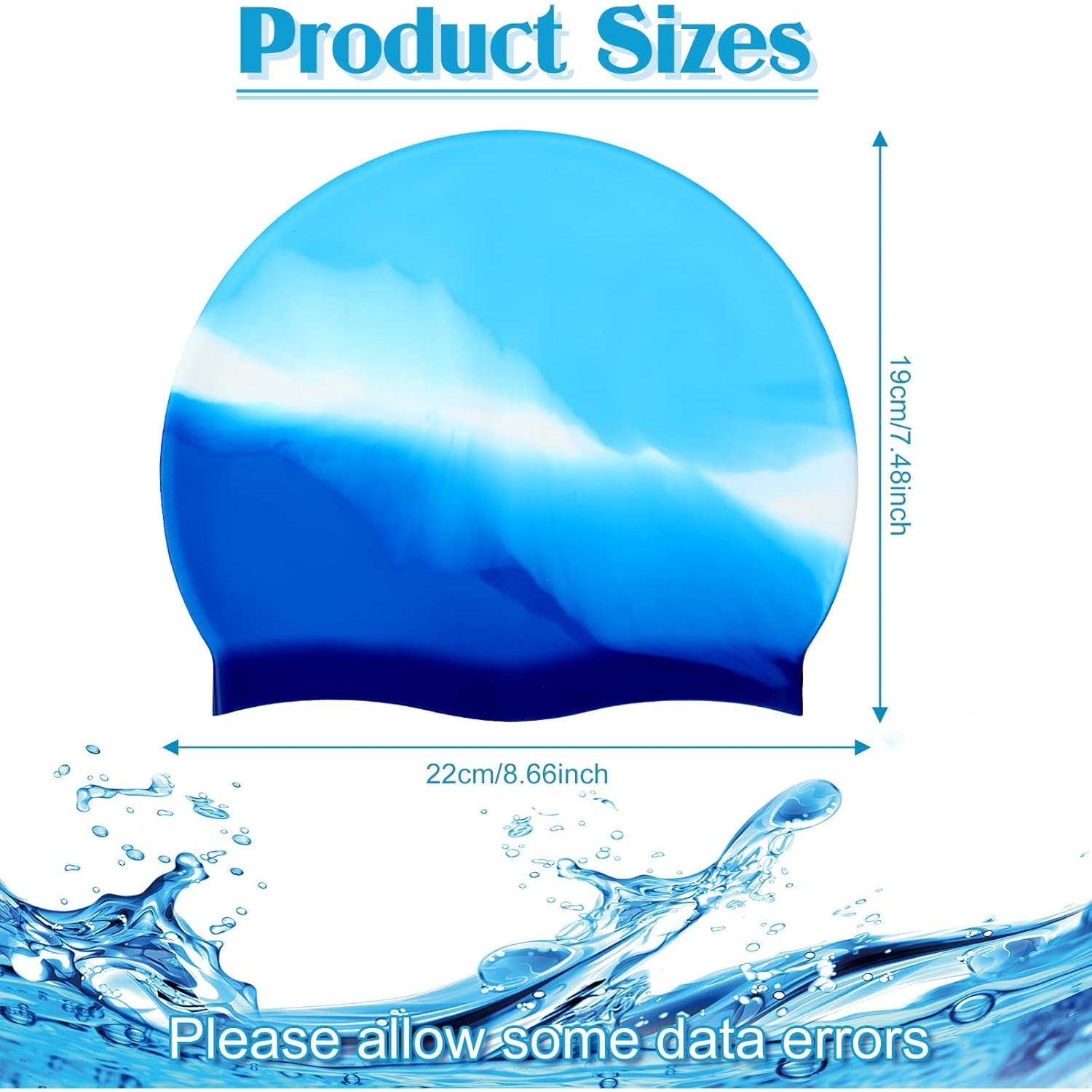 Gorras de Natación Zhanmai para Niños con Cabello Largo - Silicona