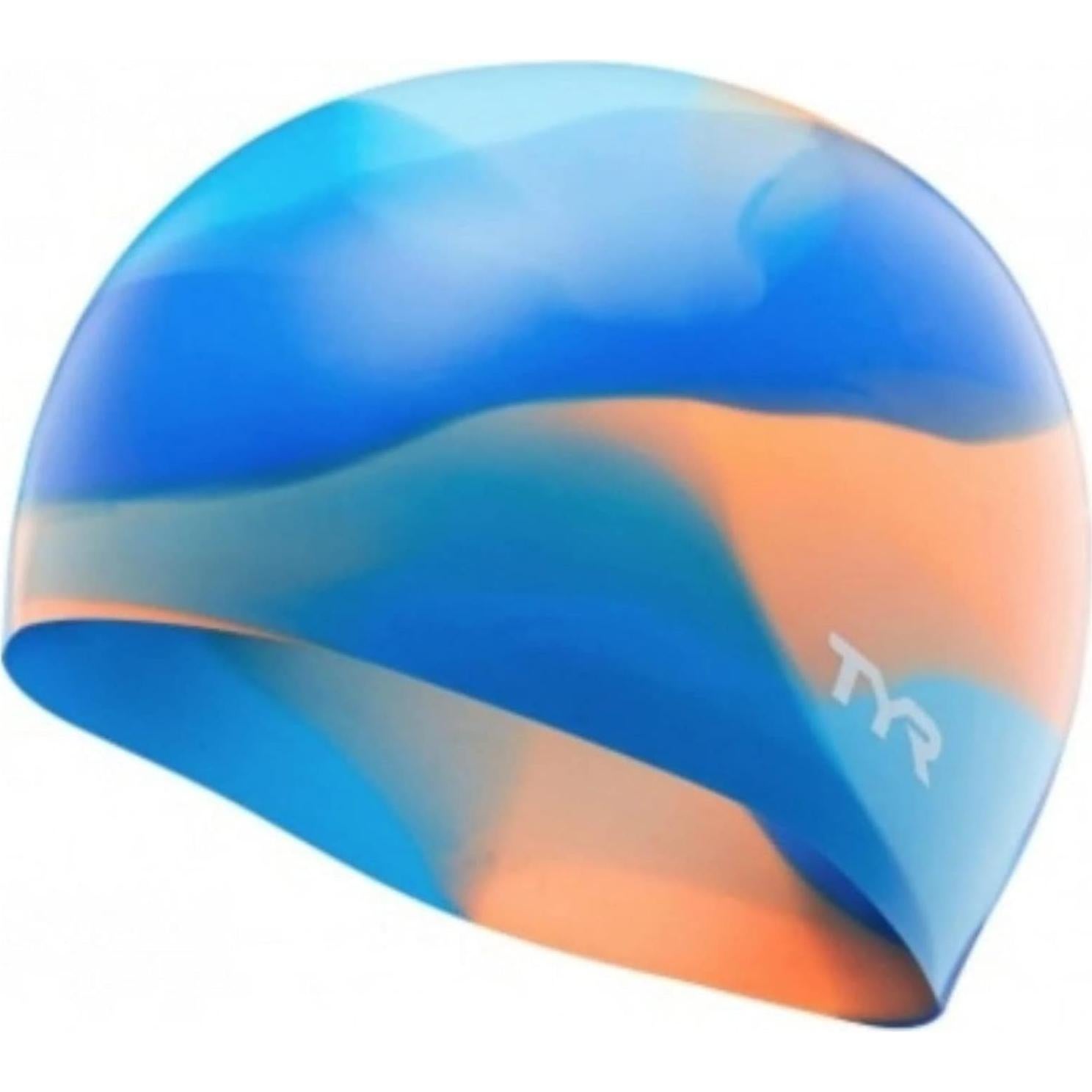 Gorro de natación juvenil TYR de silicona sin arrugas - Protección cabello