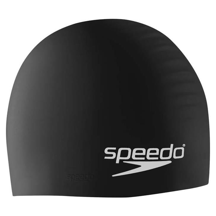 Gorro de natación de silicona unisex Speedo negro