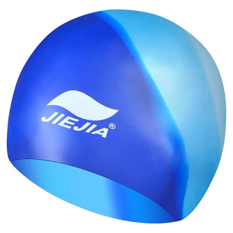 Gorro de natación de silicona JIEJIA unisex para adultos