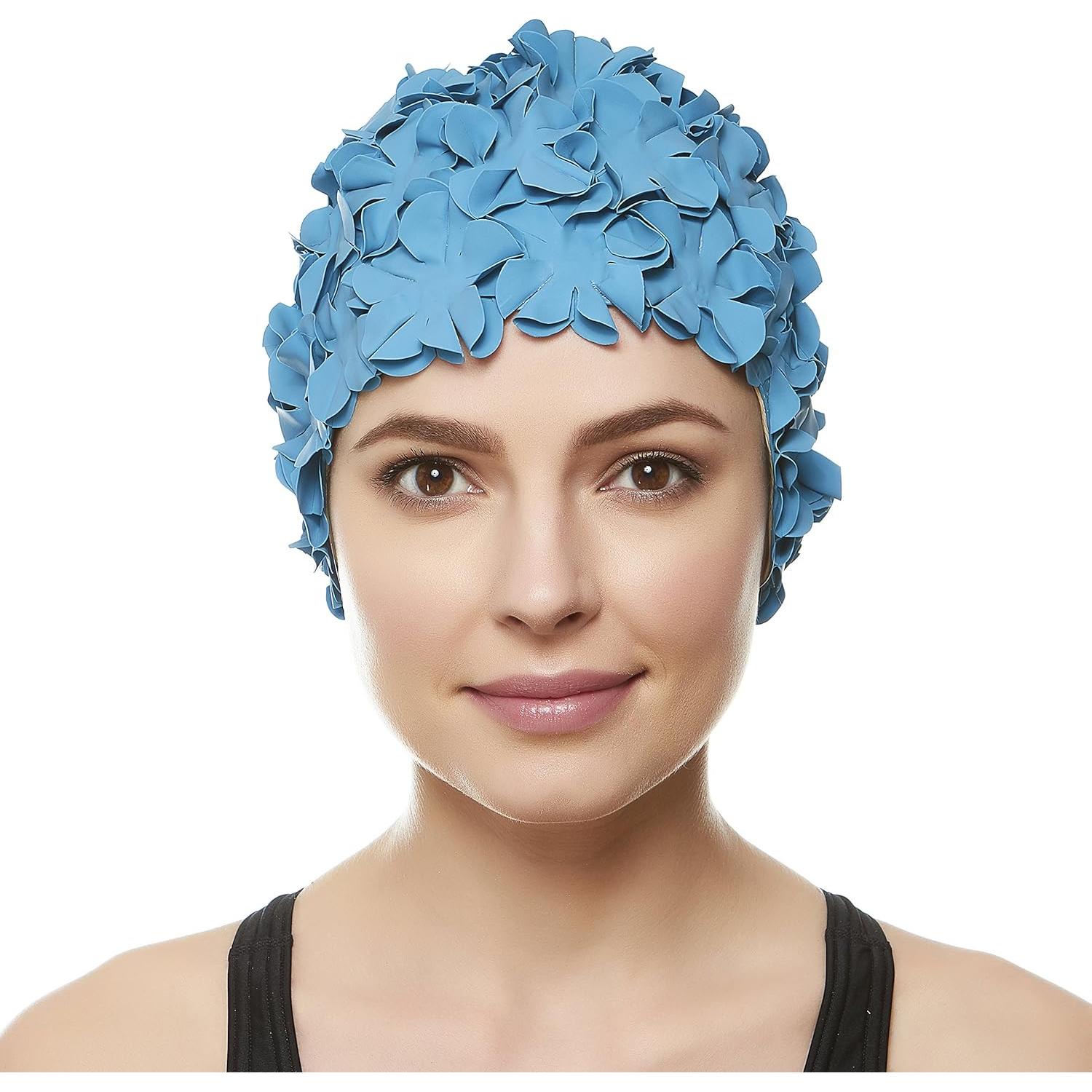 Gorro de Baño Floral Beemo para Mujeres - Protección Cabello