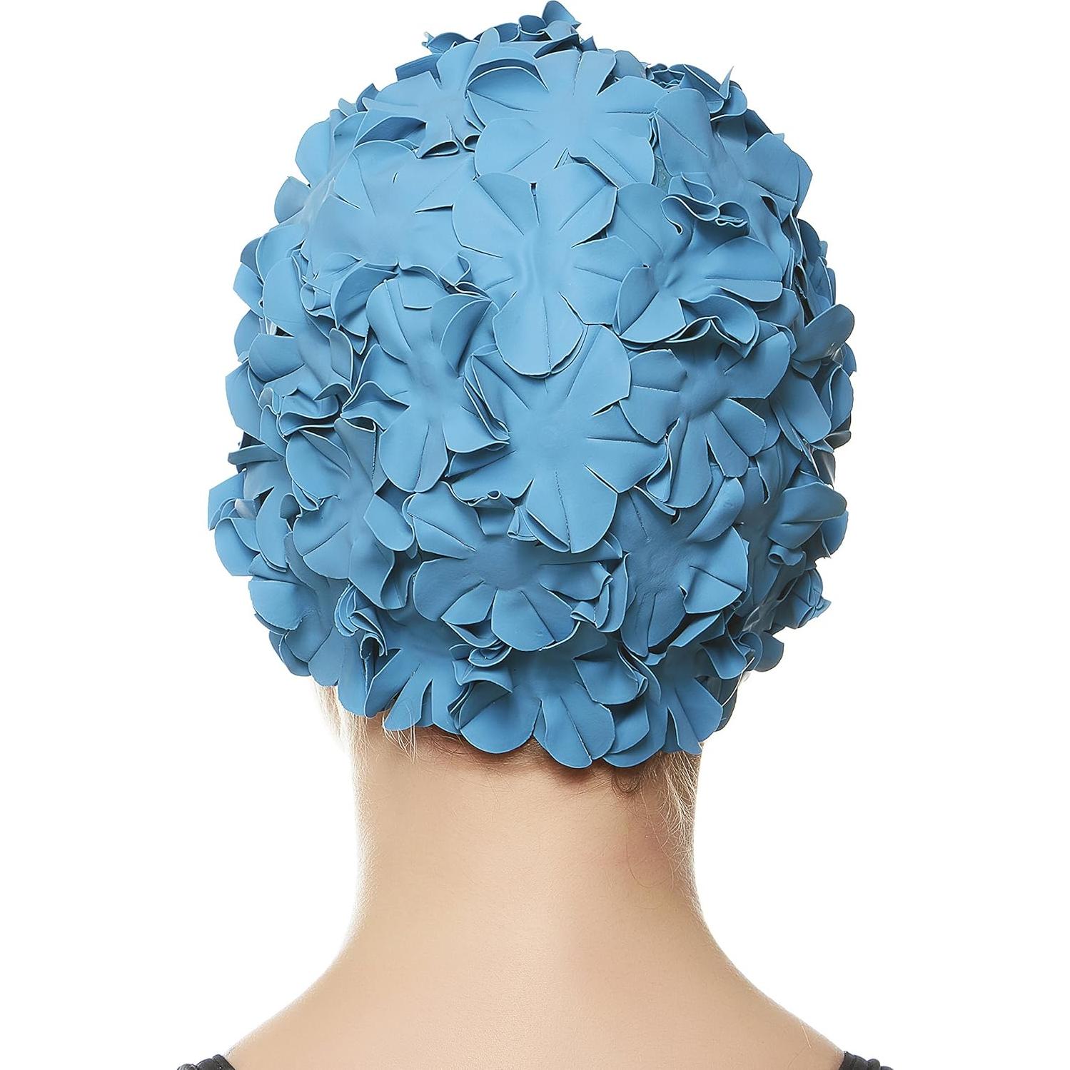 Gorro de Baño Floral Beemo para Mujeres - Protección Cabello