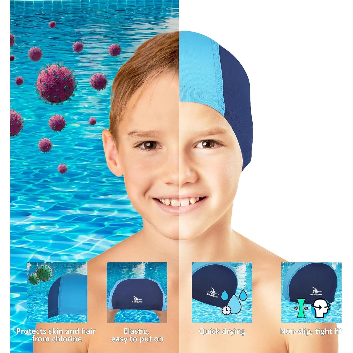 Gorro de Natación de Tela Babeeni MUBOI Rosa Talla Única