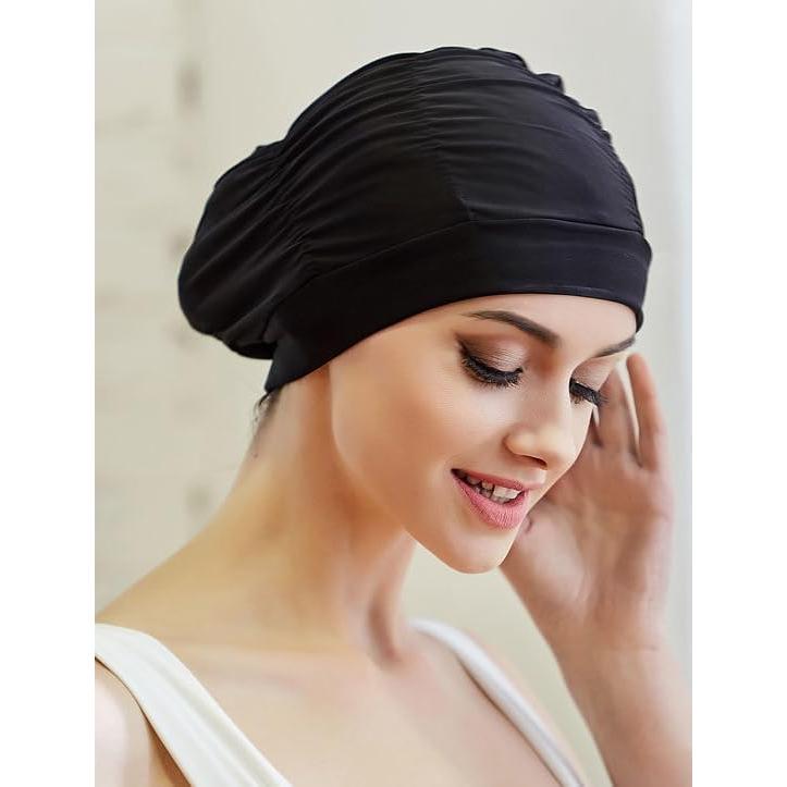 Gorro de Natación KYKUSS para Mujeres - Diseño Elegante Negro