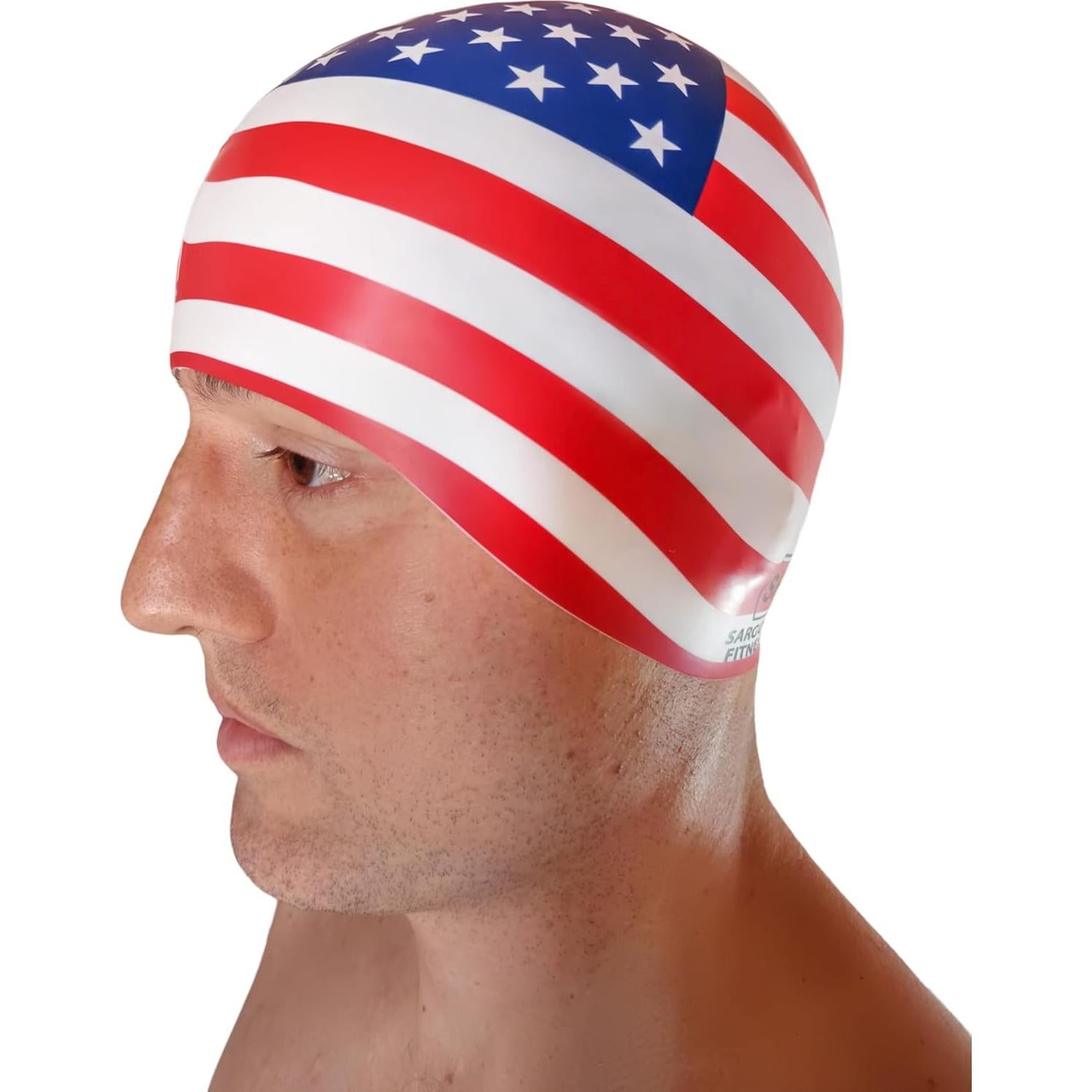 Gorro de Natación Sargoby Fitness Silicona Rosa Adulto