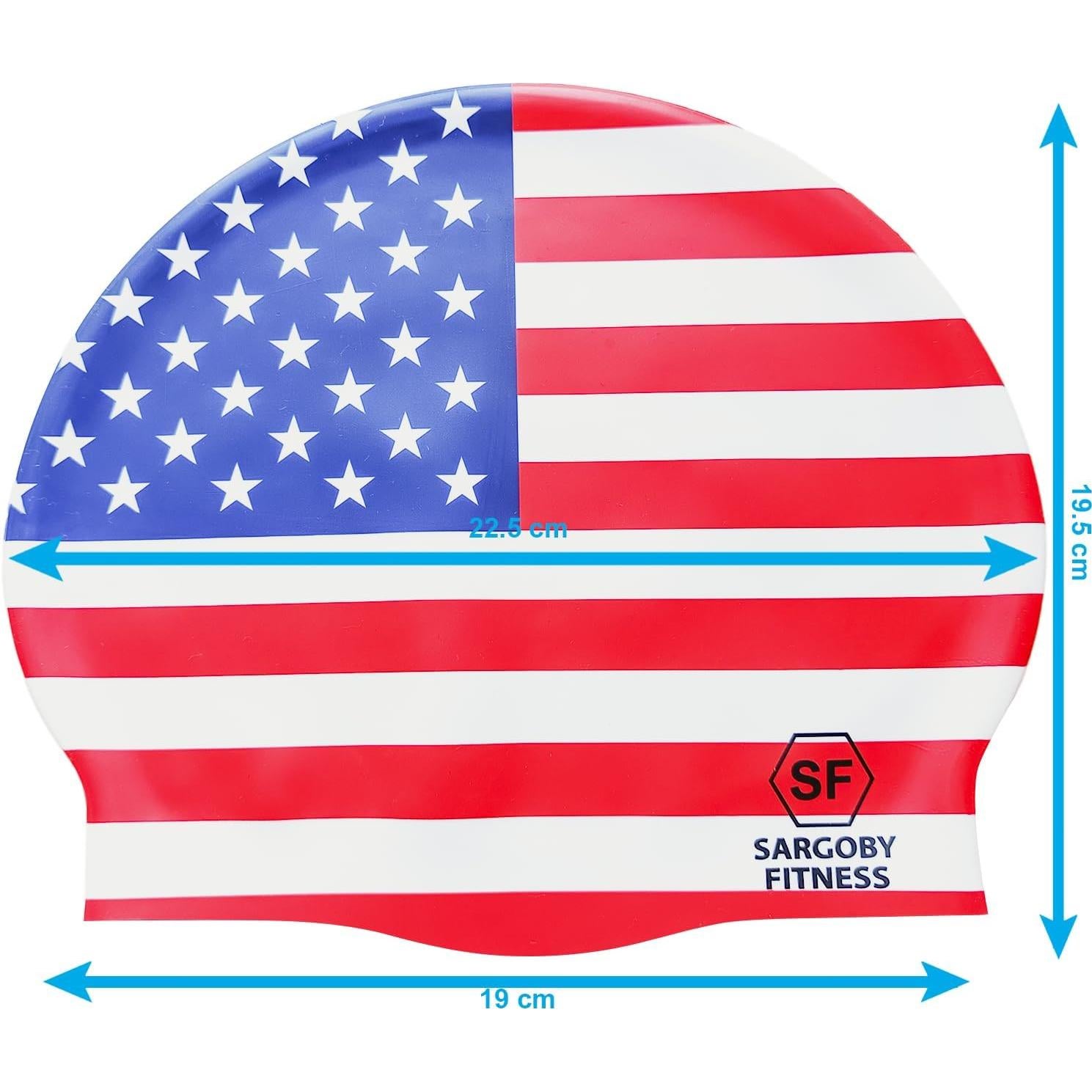 Gorro de Natación Sargoby Fitness Silicona Rosa Adulto