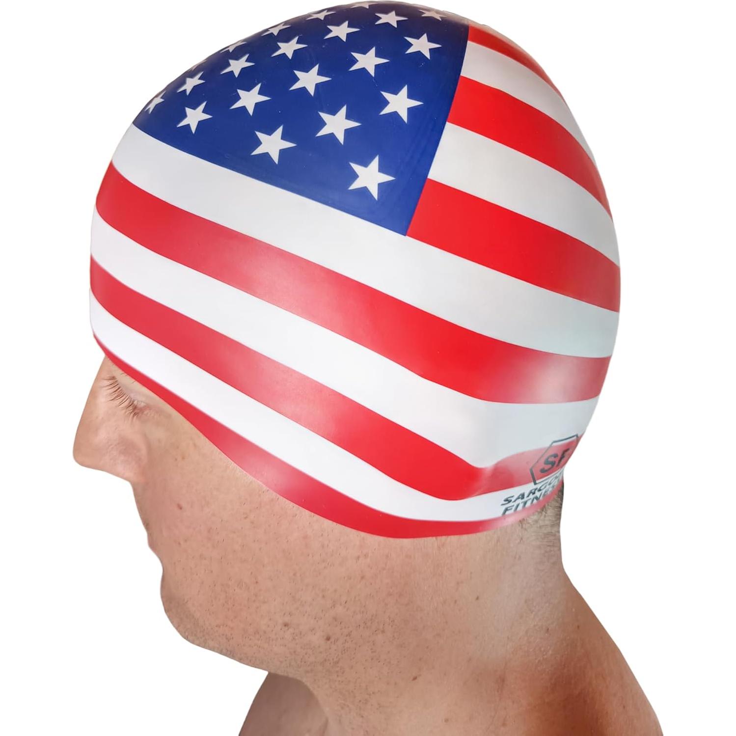 Gorro de Natación Sargoby Fitness Silicona Rosa Adulto