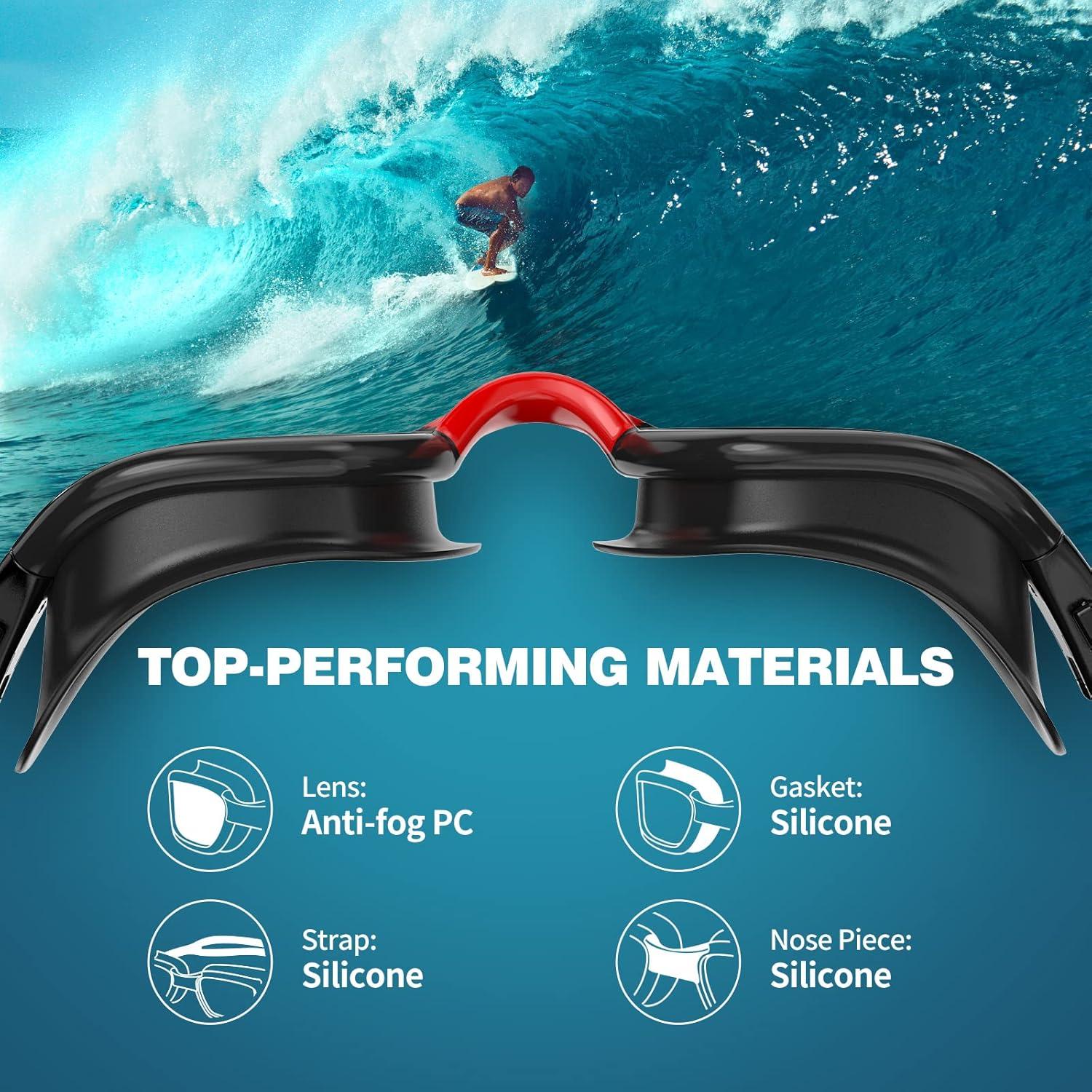 Gafas de natación Robee G1-c1 con gorro y estuche - Adultos