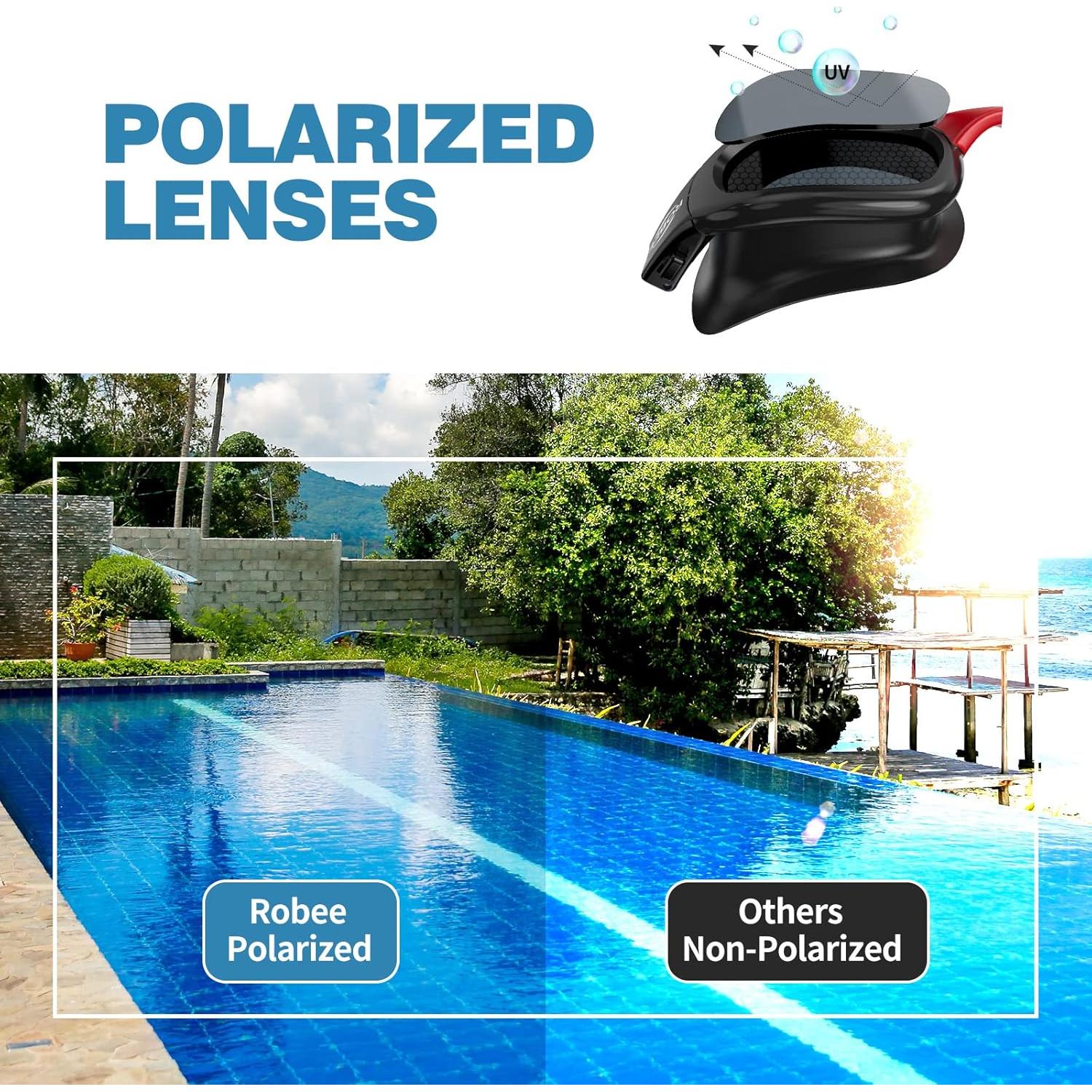 Gafas de natación Robee G1-c1 con gorro y estuche - Adultos