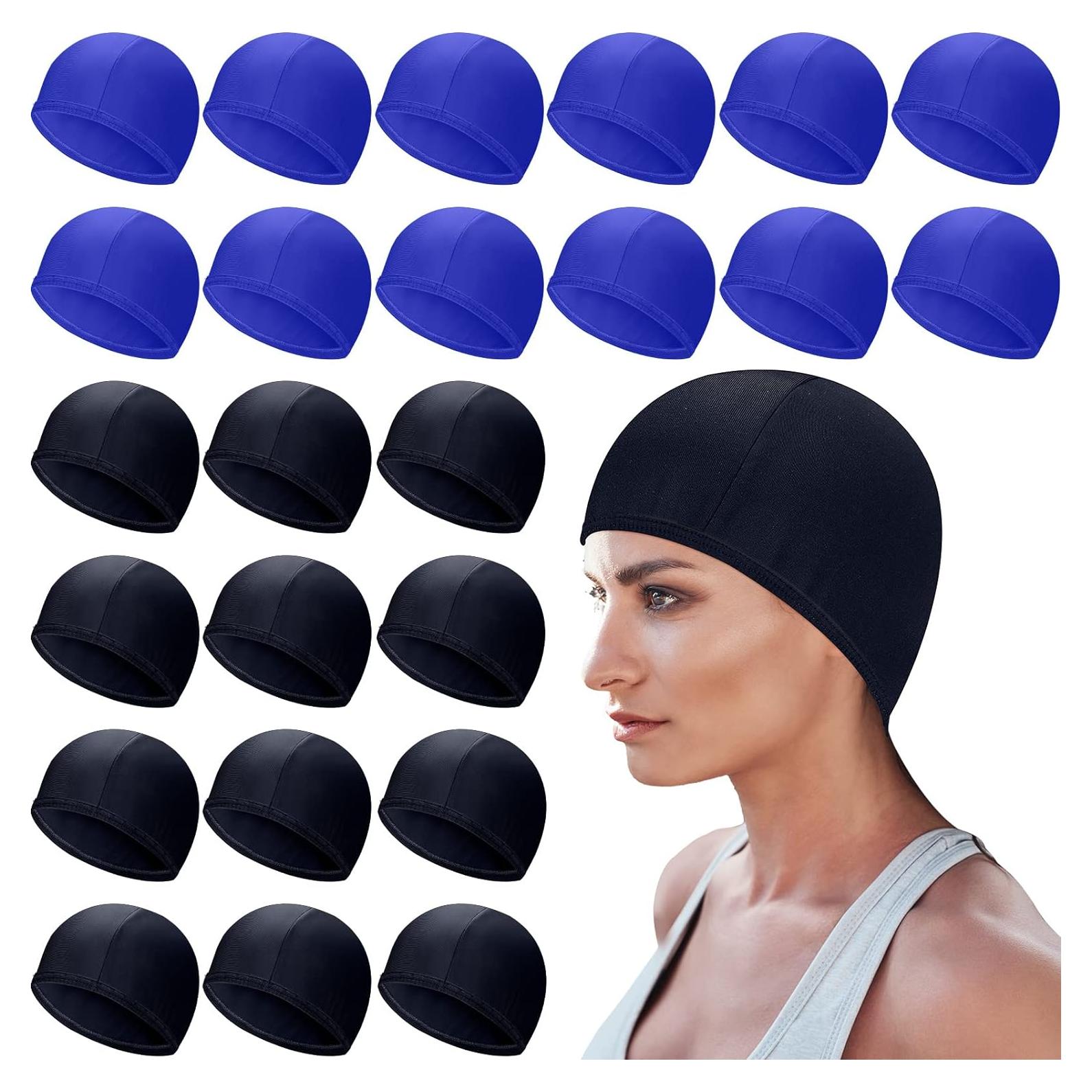 Coume Gorras de Natación 24 Pcs Unisex Nylon Spandex