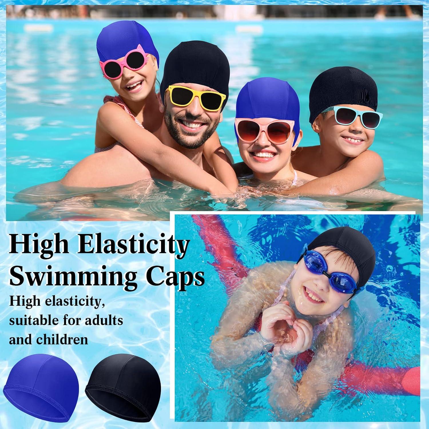Coume Gorras de Natación 24 Pcs Unisex Nylon Spandex
