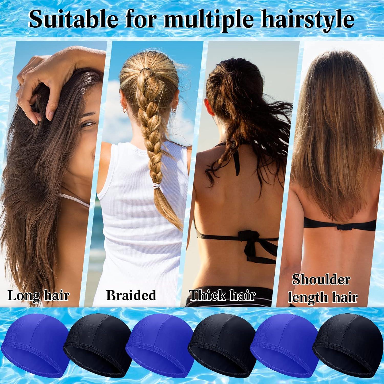 Coume Gorras de Natación 24 Pcs Unisex Nylon Spandex