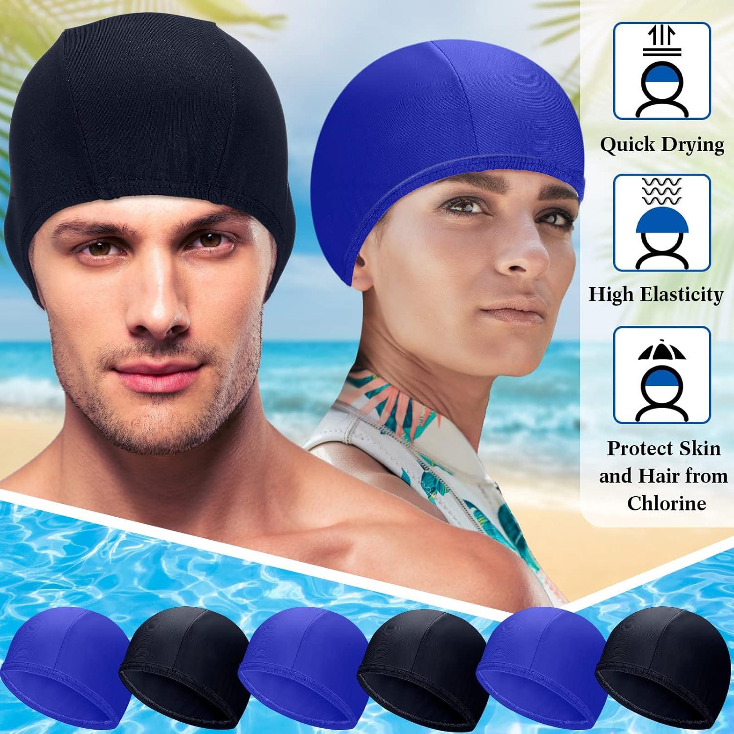 Coume Gorras de Natación 24 Pcs Unisex Nylon Spandex