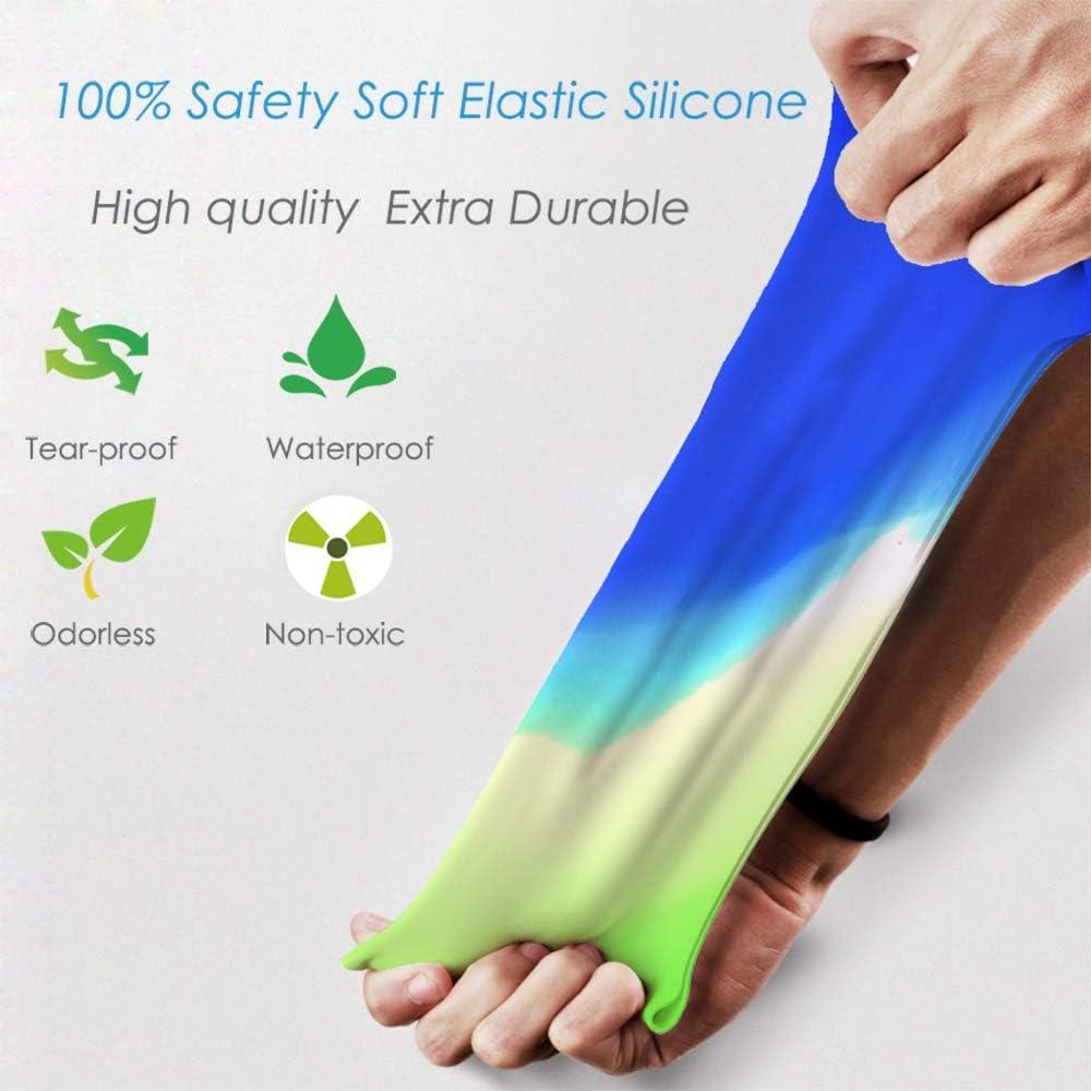 Gorros de Natación de Silicona Vsidea - 2 Paquetes para Adultos