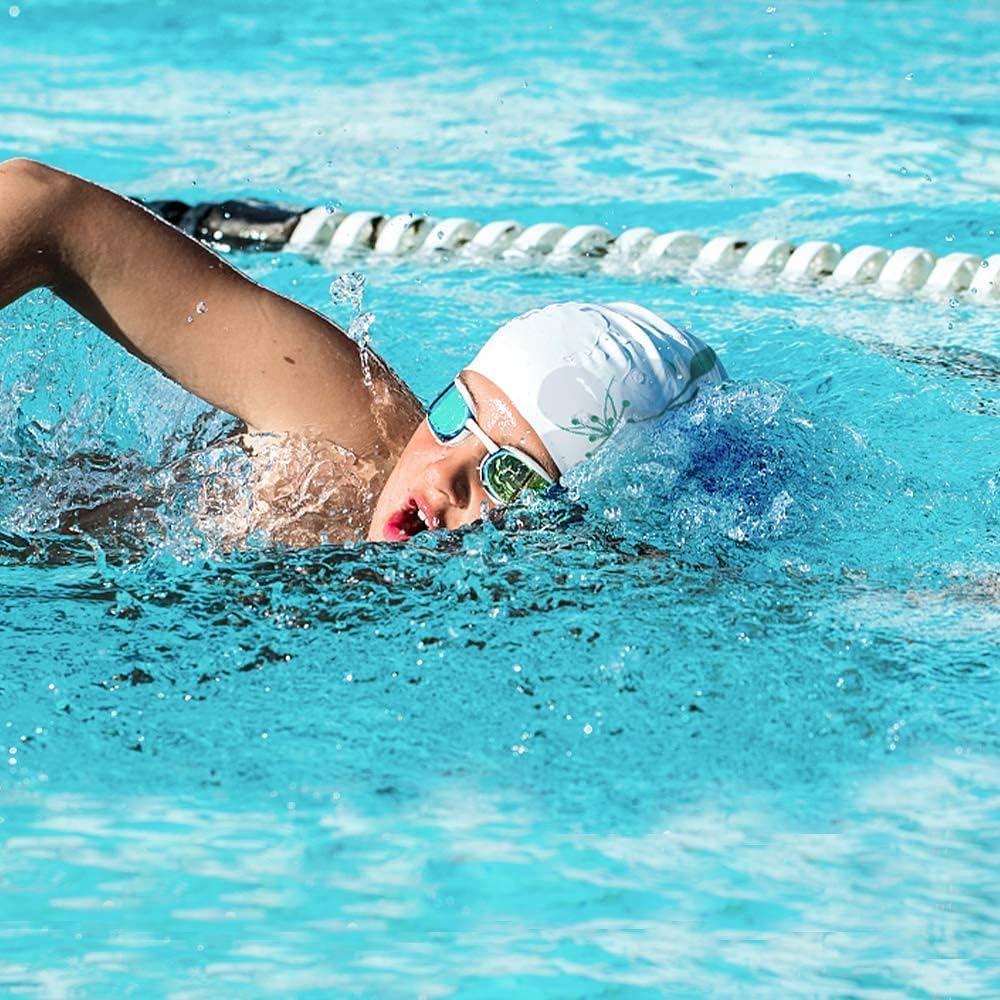 Gorra de Natación de Silicona COPOZZ para Mujeres - Diseño Elegante