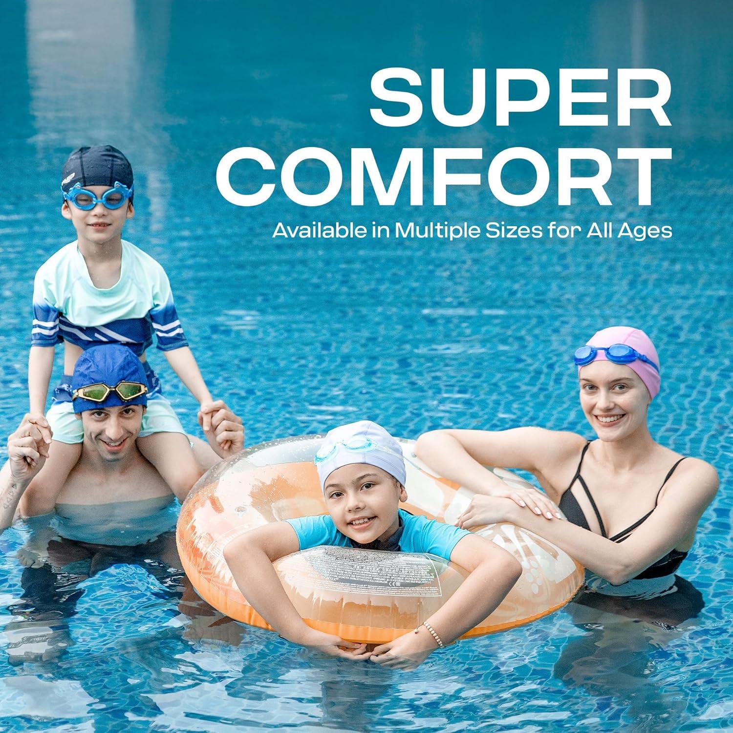 Gorro de Natación COOLMATE Rosa Oscuro 2XS Impermeable