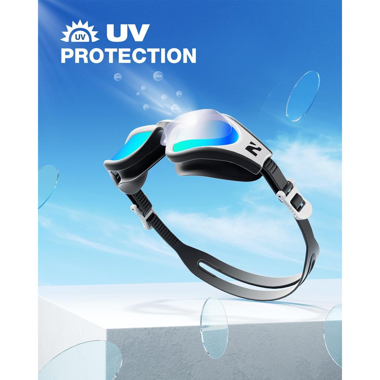 Gafas de natación ZIONOR G1 Lite con gorro y bolsa - Unisex