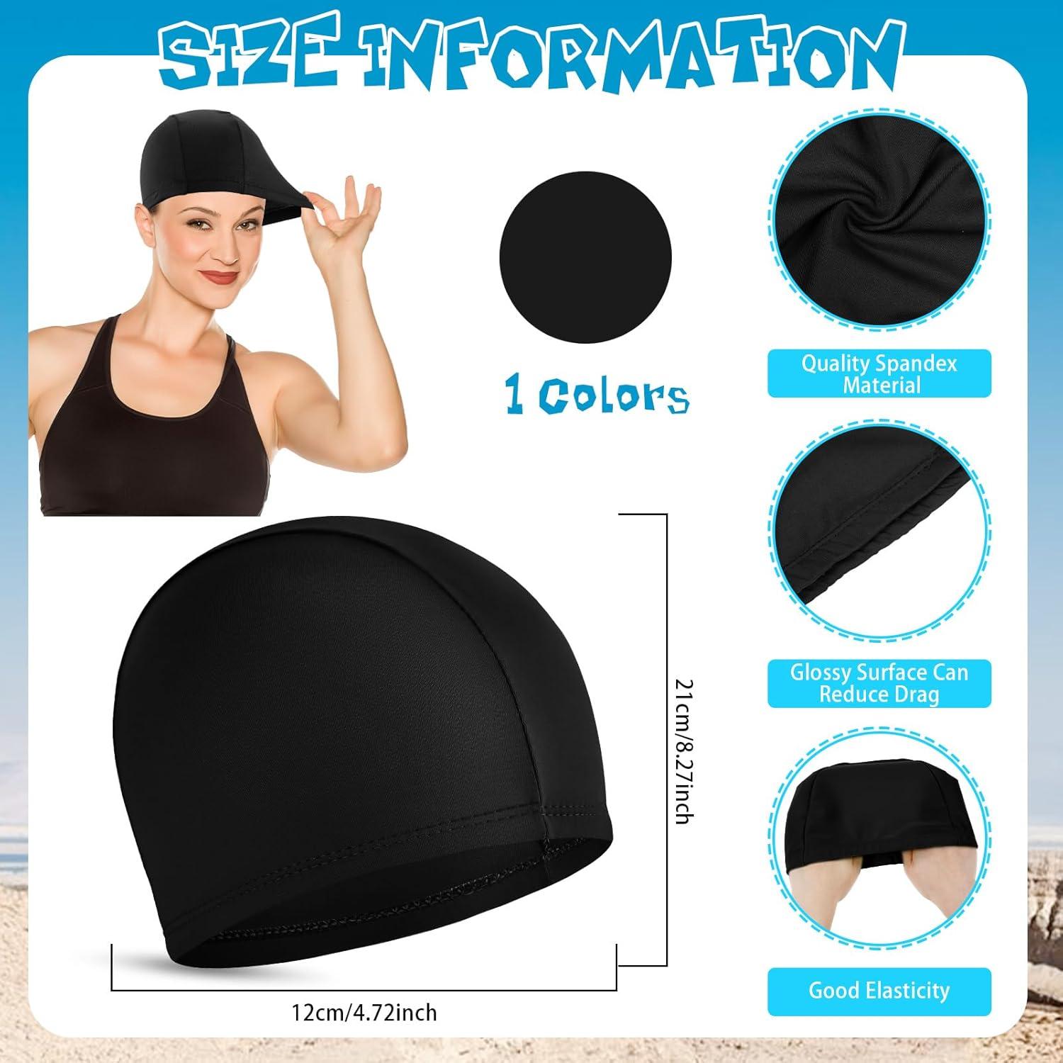 Gorros de Baño Elásticos Bonuci 24 Piezas Negro