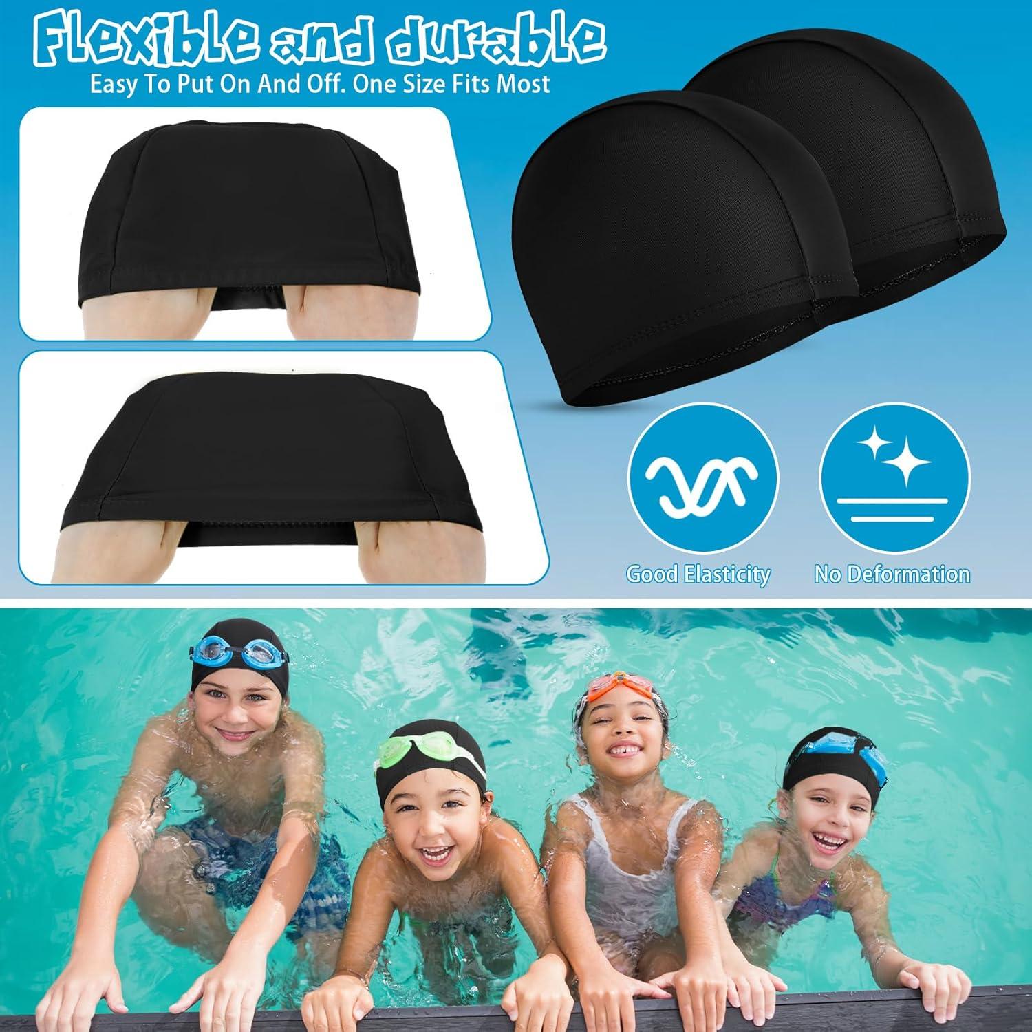 Gorros de Baño Elásticos Bonuci 24 Piezas Negro