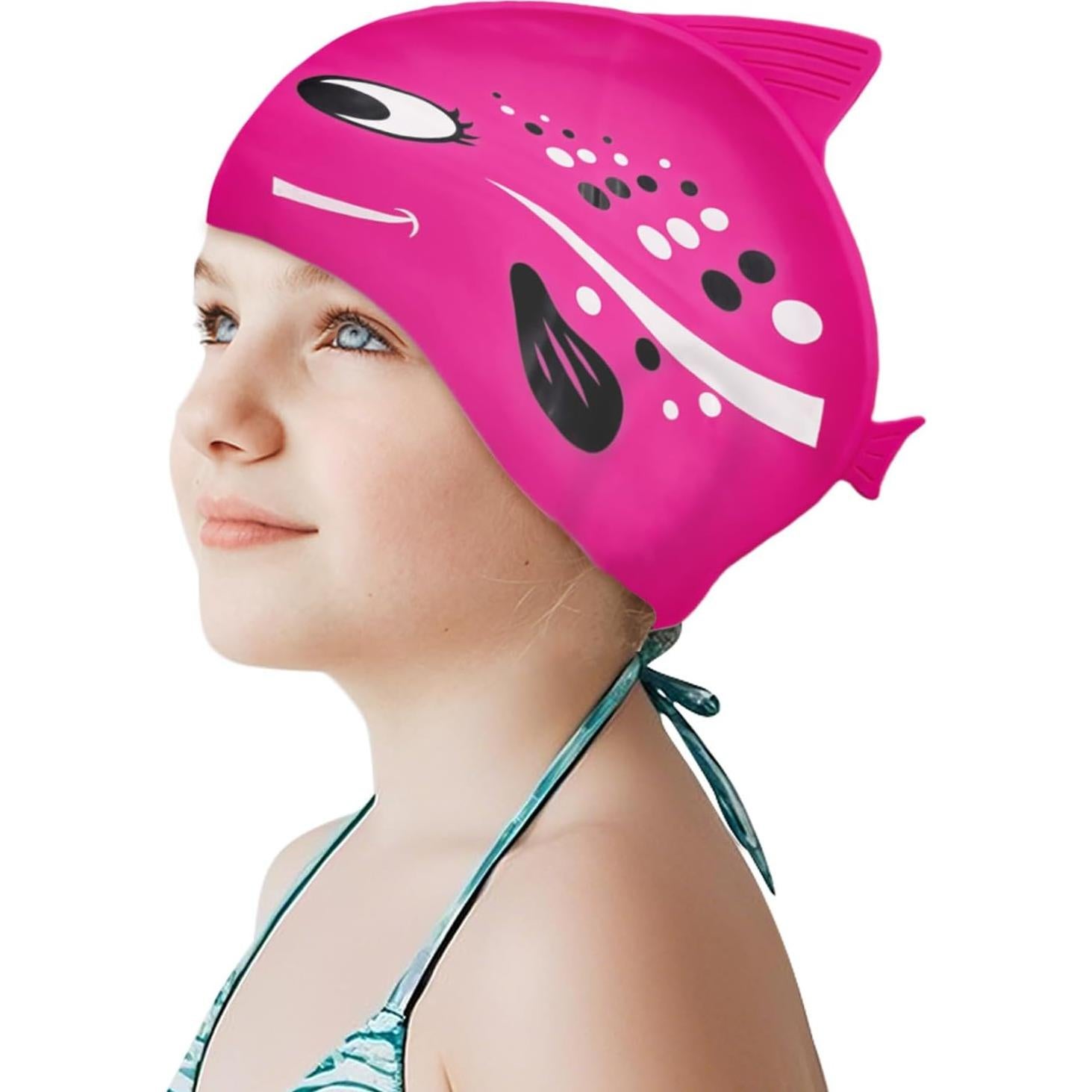 Gorro de natación para niños ZHAZHANIU silicona hipoalergénica