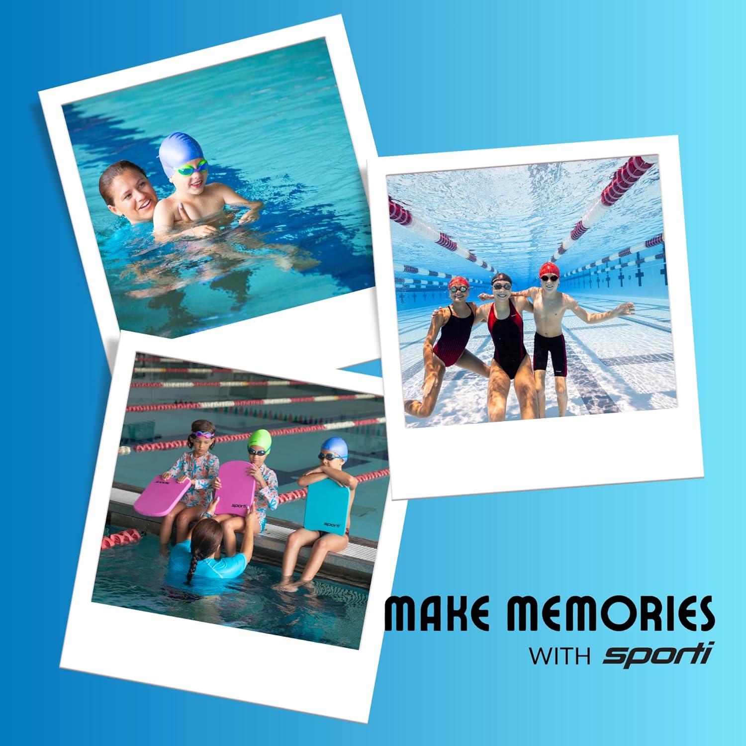 Gorro de natación Sporti de silicona para niños 17.5 cm