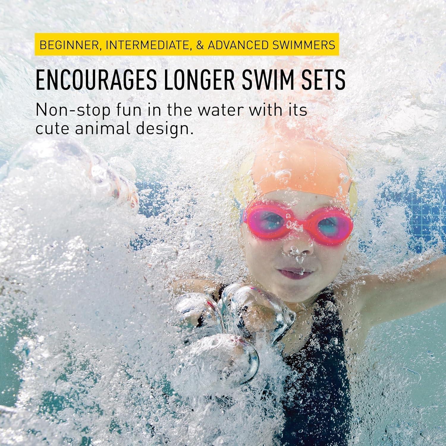 Gorra de Natación Infantil FINIS Cabeza de Tiburón Silicona