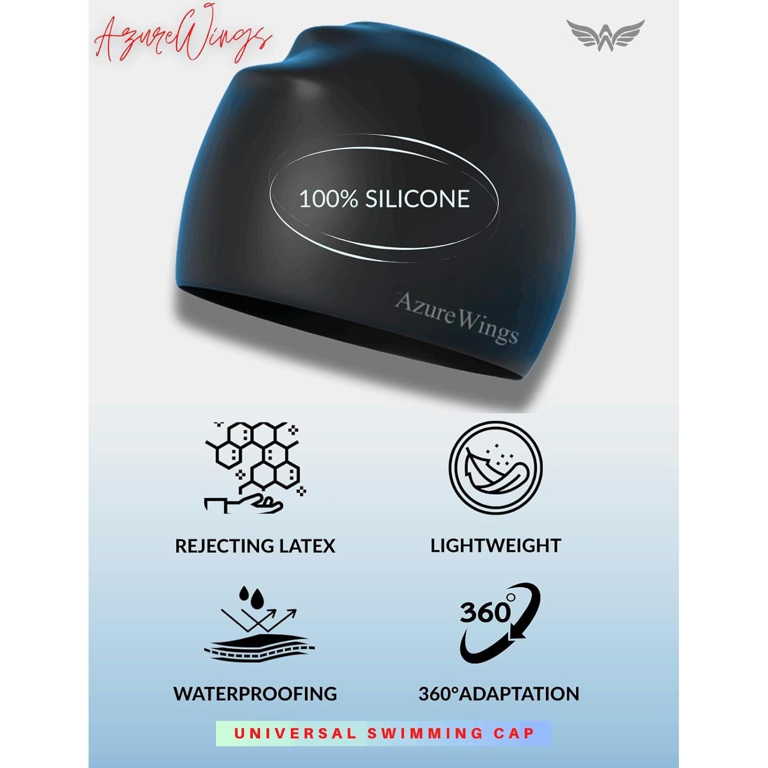 Gafas de natación AzureWings 613-4 HD Anti-Vaho UV