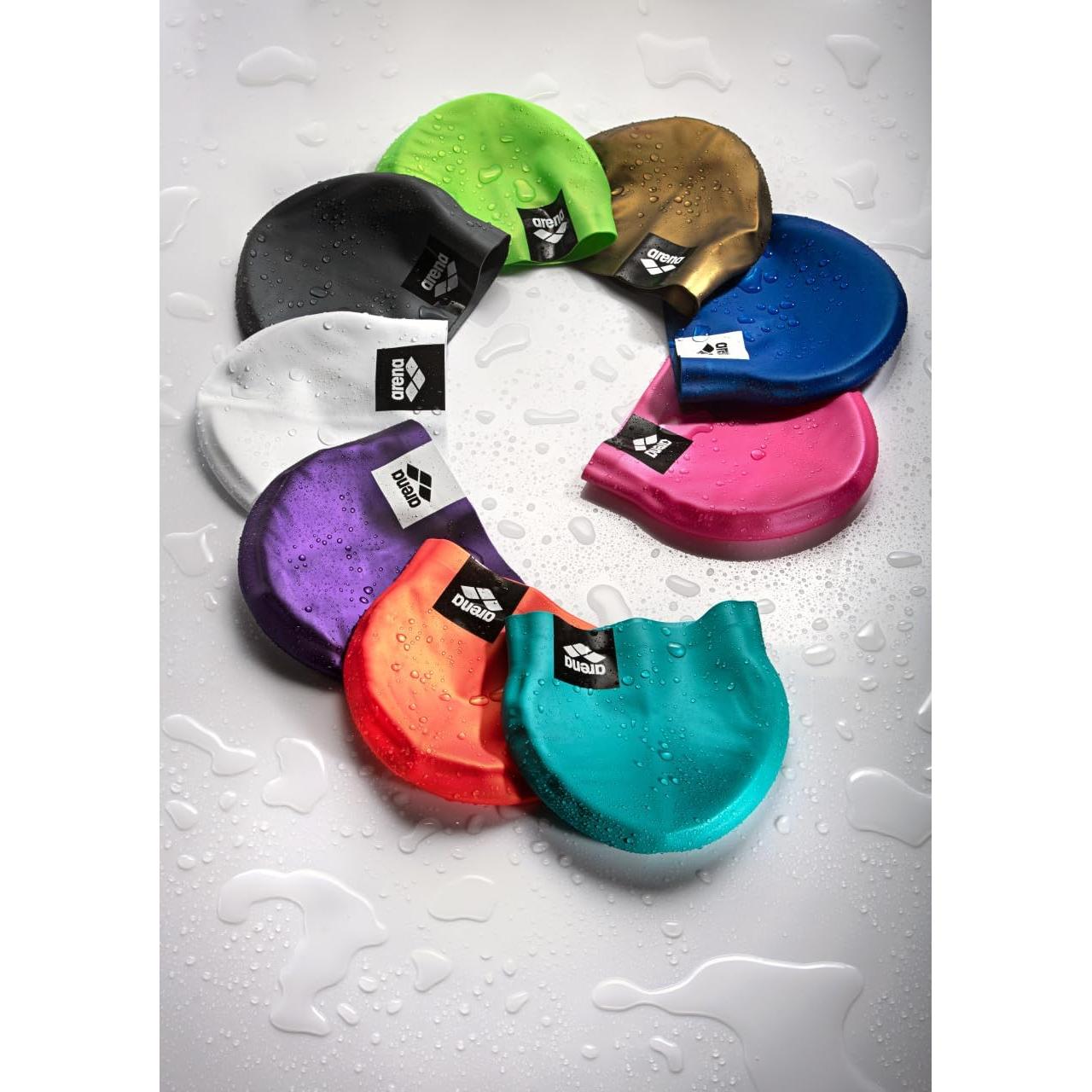 Gorra de Natación Moldeada Unisex Arena Silicona Gris