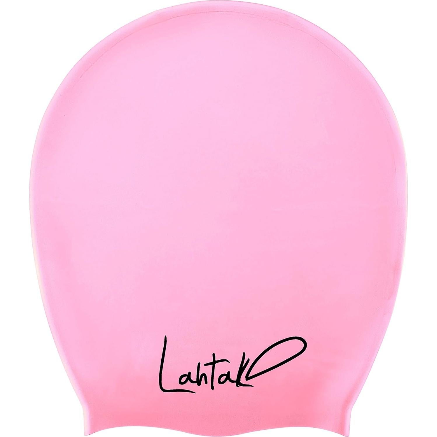 Gorro de natación XXL Lahtak para cabello largo y trenzas - Silicona